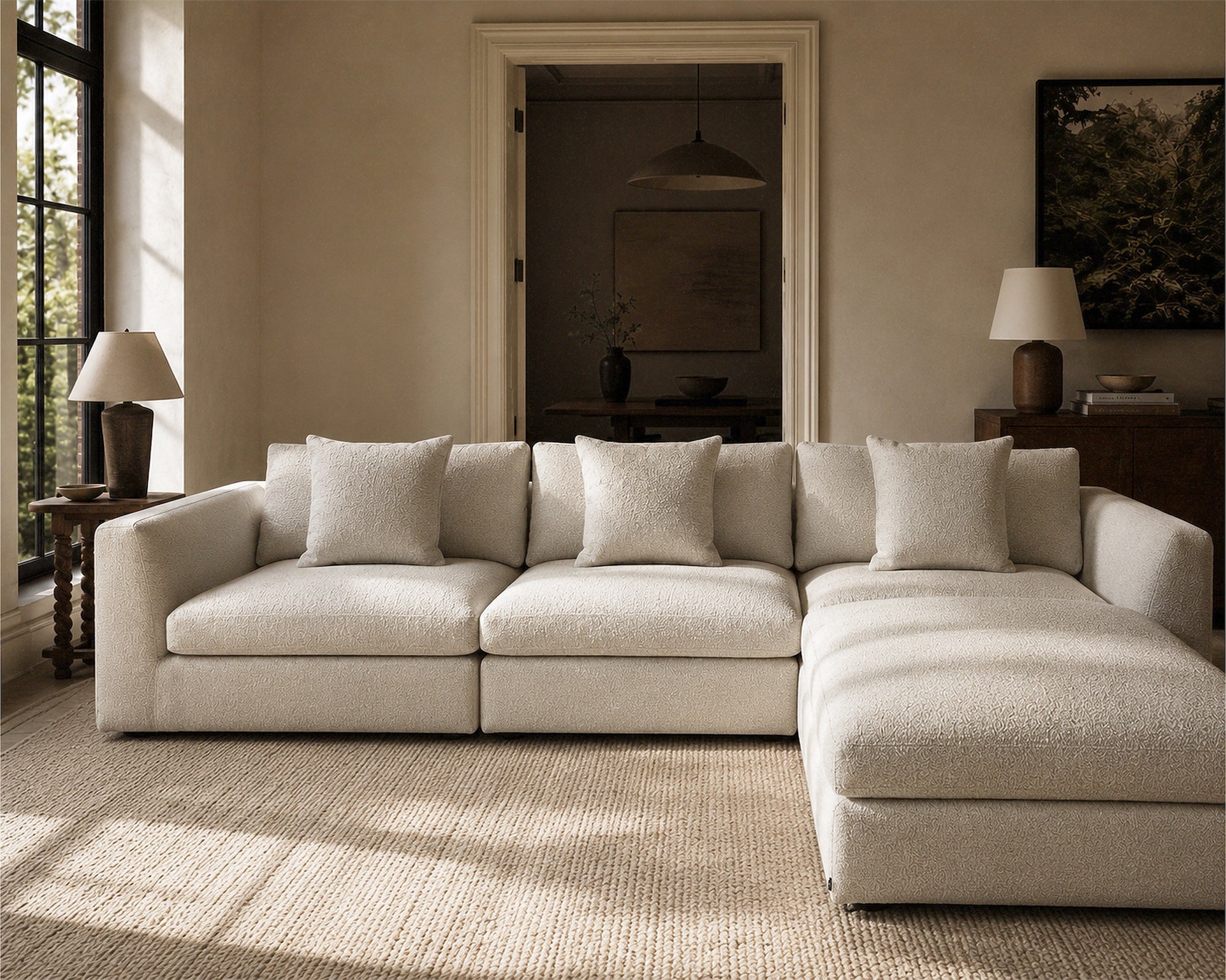 Nuova Modular Sofa Middle - Capella Ivory