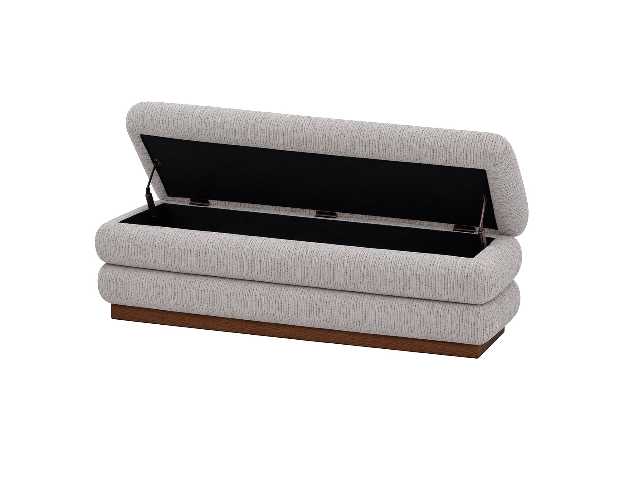 Cloud Storage Bench - Dresden Pebble & Mid Brown