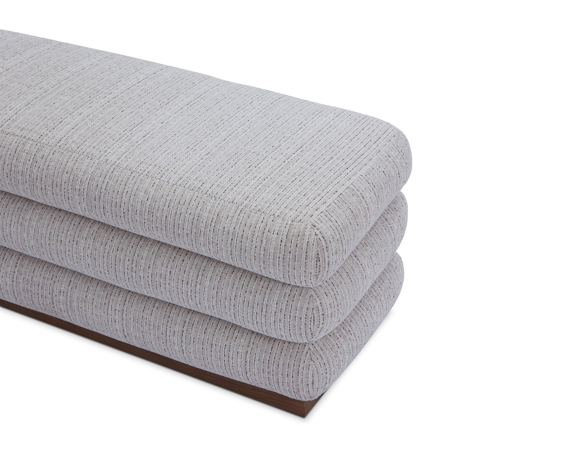 Cloud Storage Bench - Dresden Pebble & Mid Brown