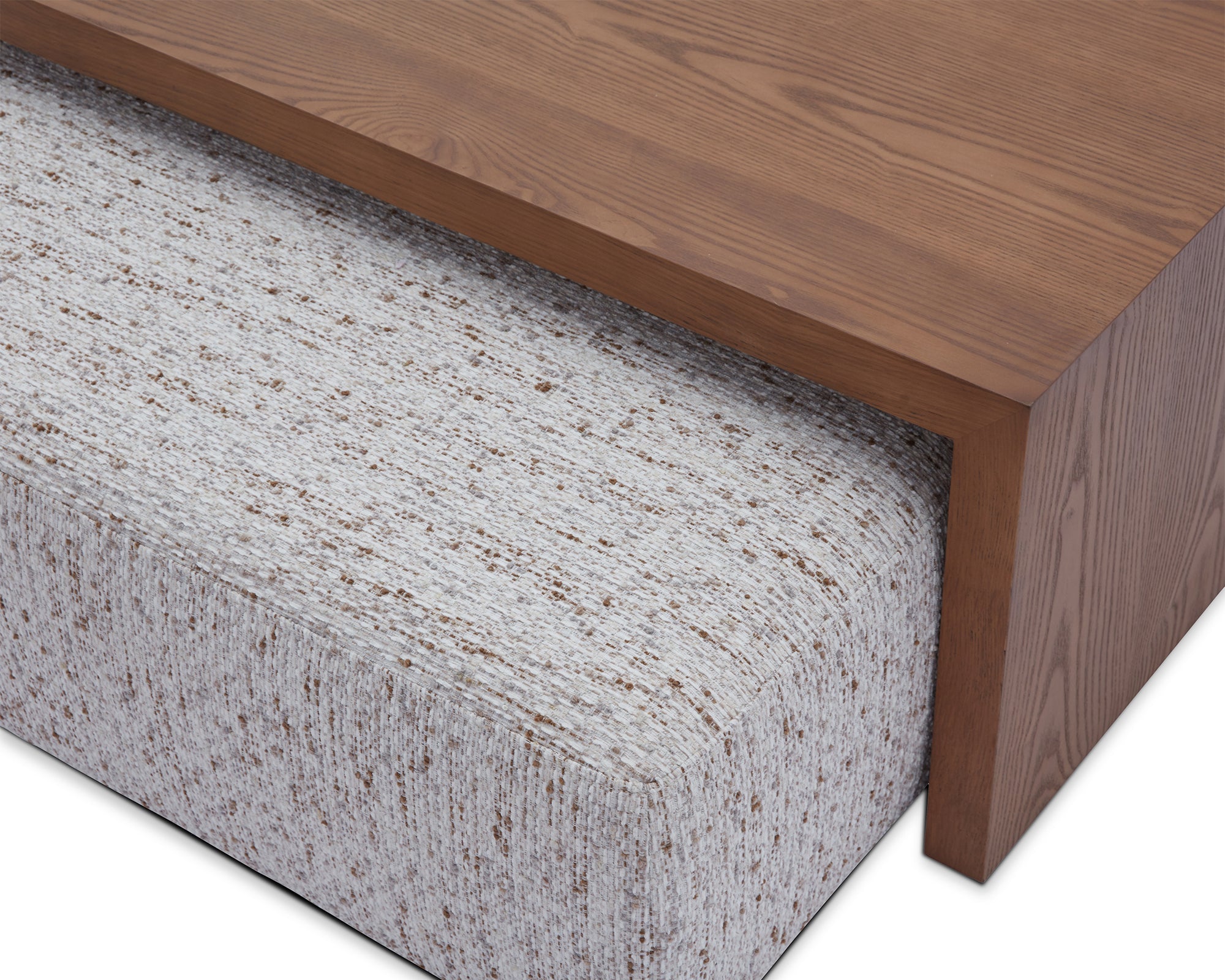 William Ottoman/Coffee Table - Norfolk Wheat/Mid Brown