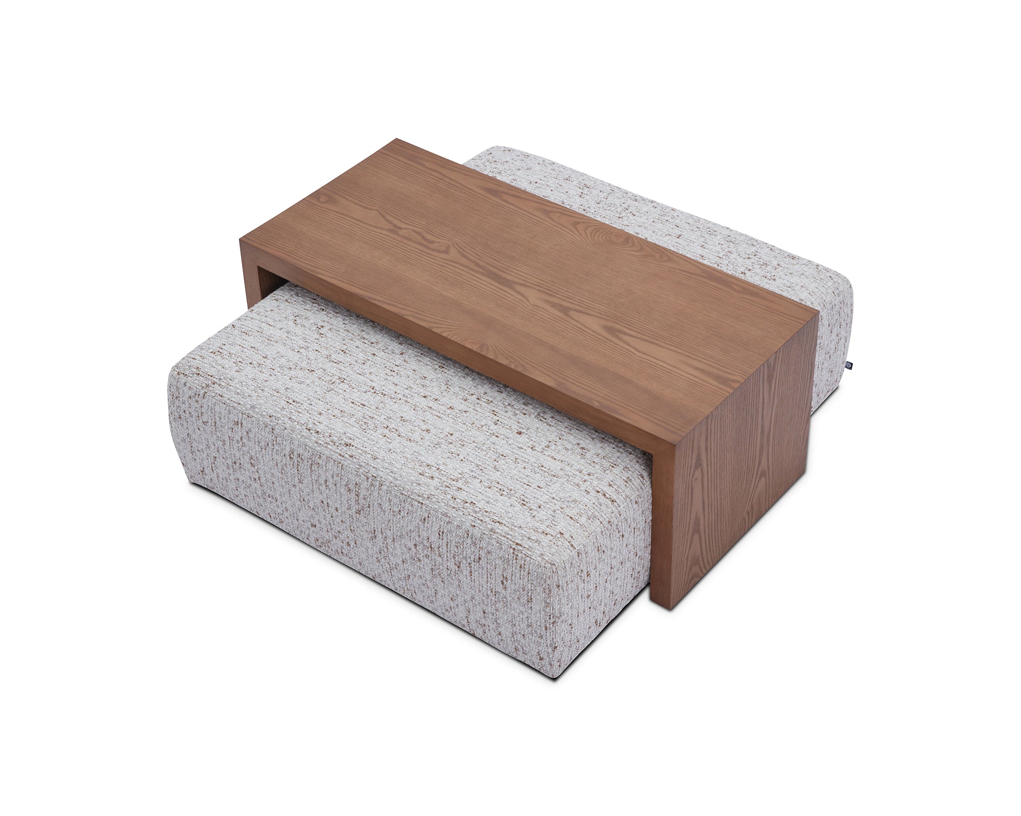 William Ottoman/Coffee Table - Norfolk Wheat/Mid Brown