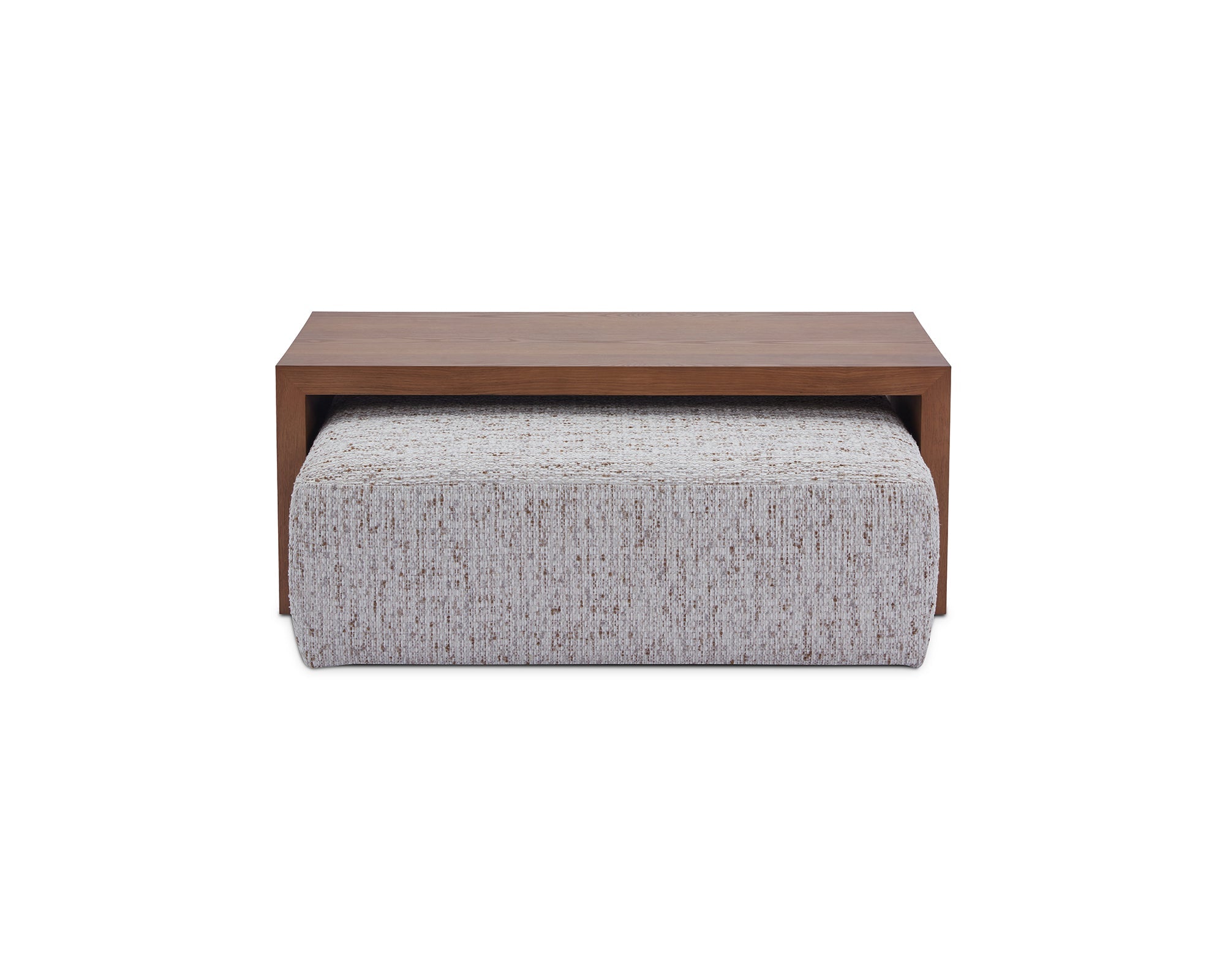 William Ottoman/Coffee Table - Norfolk Wheat/Mid Brown