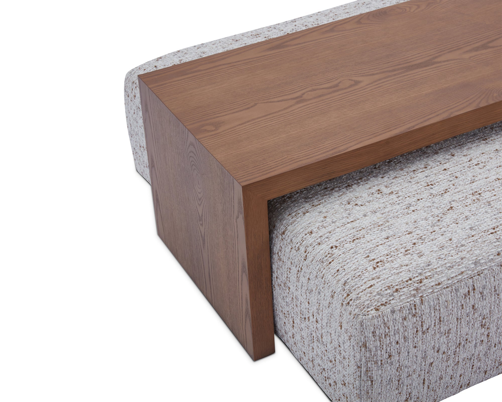 William Ottoman/Coffee Table - Norfolk Wheat/Mid Brown