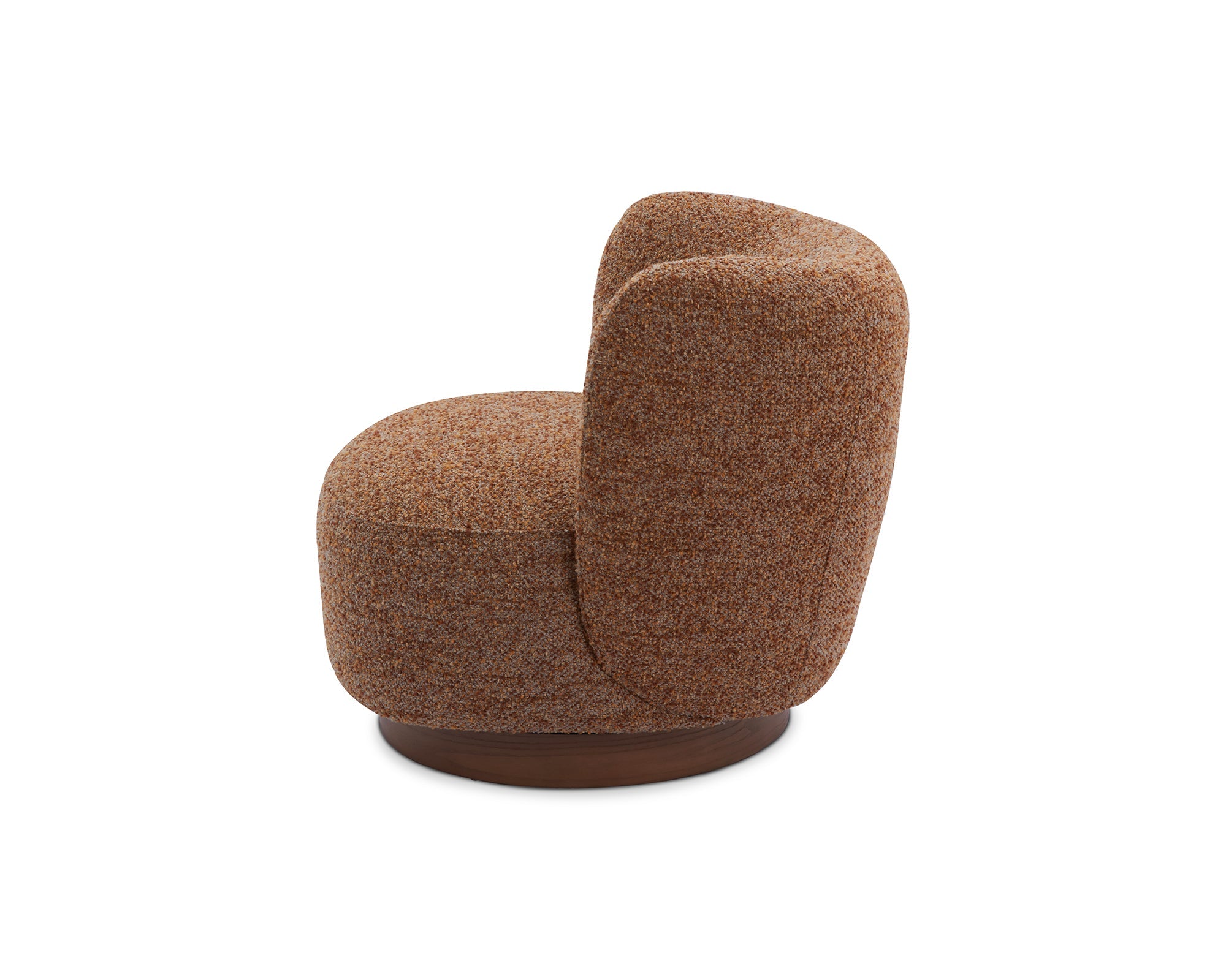 Bruno Swivel Armchair - Norfolk Brown & Mid Brown