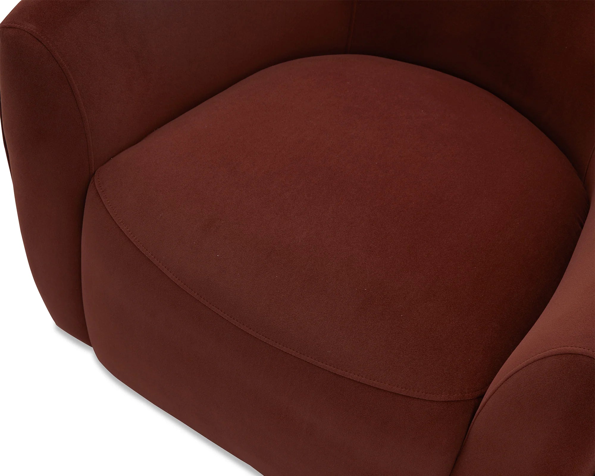 Magnus Kent Chocolate Chenille & Mid Brown Armchair