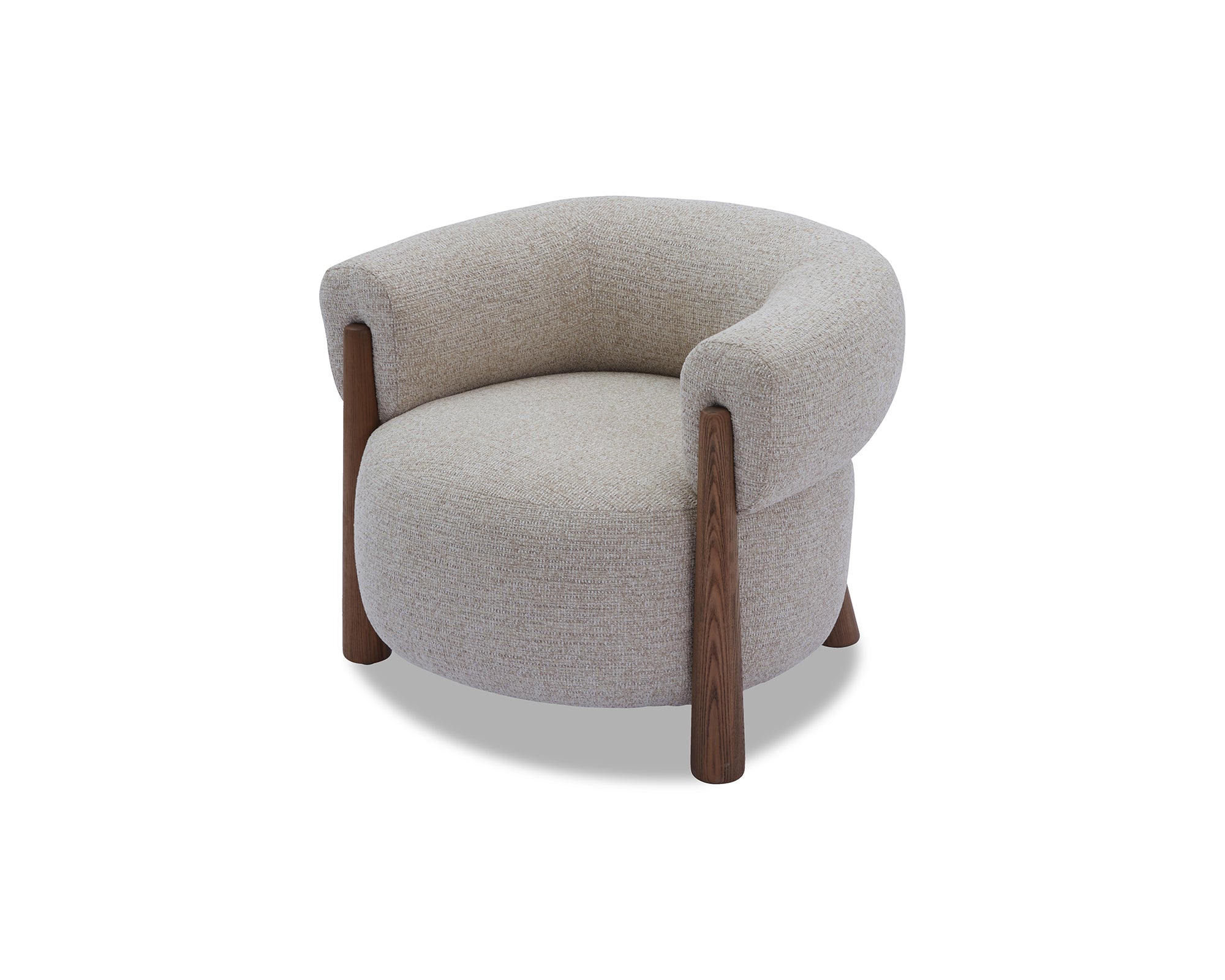 Civana Armchair - Nordic Sand & Mid Brown
