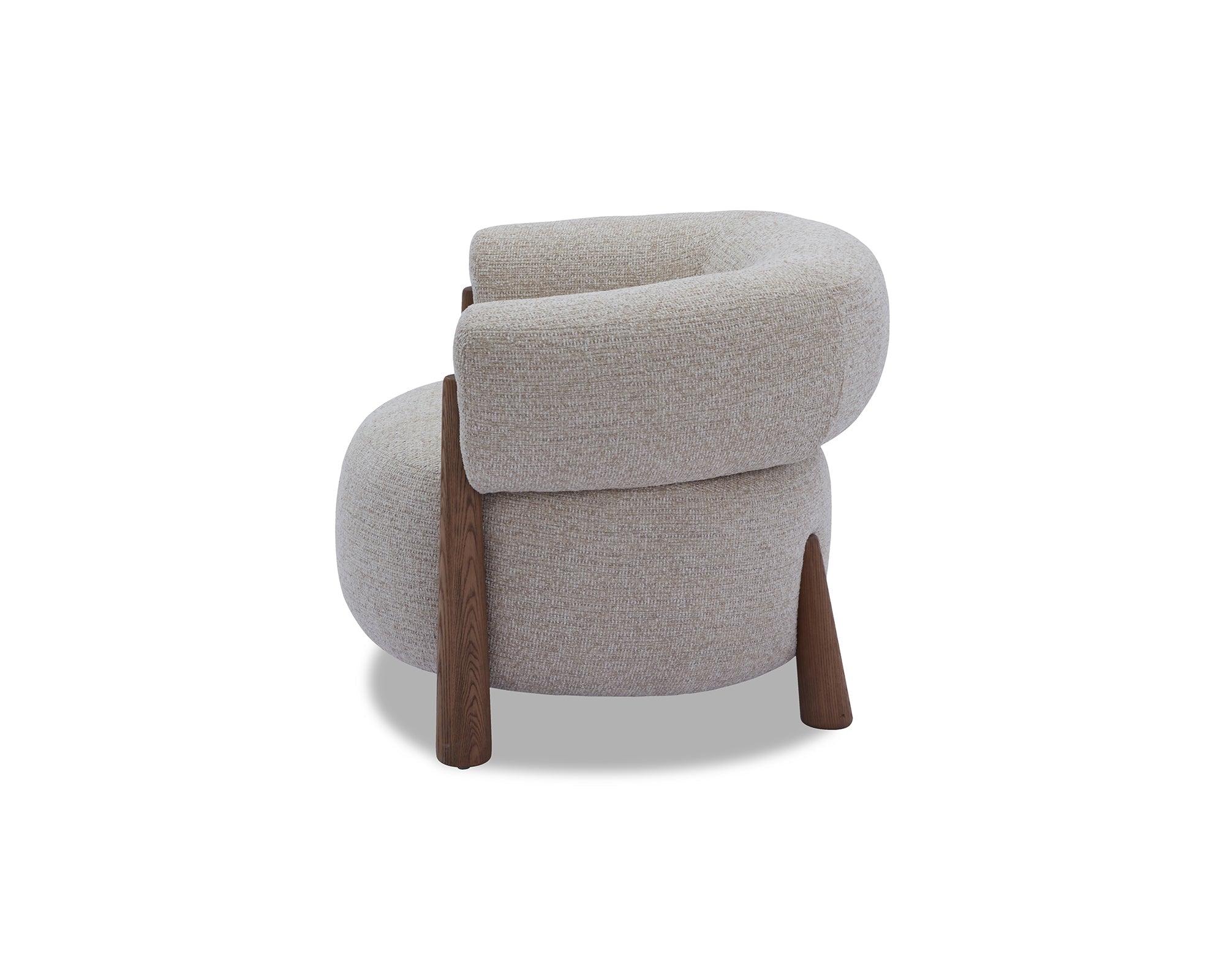 Civana Armchair - Nordic Sand & Mid Brown