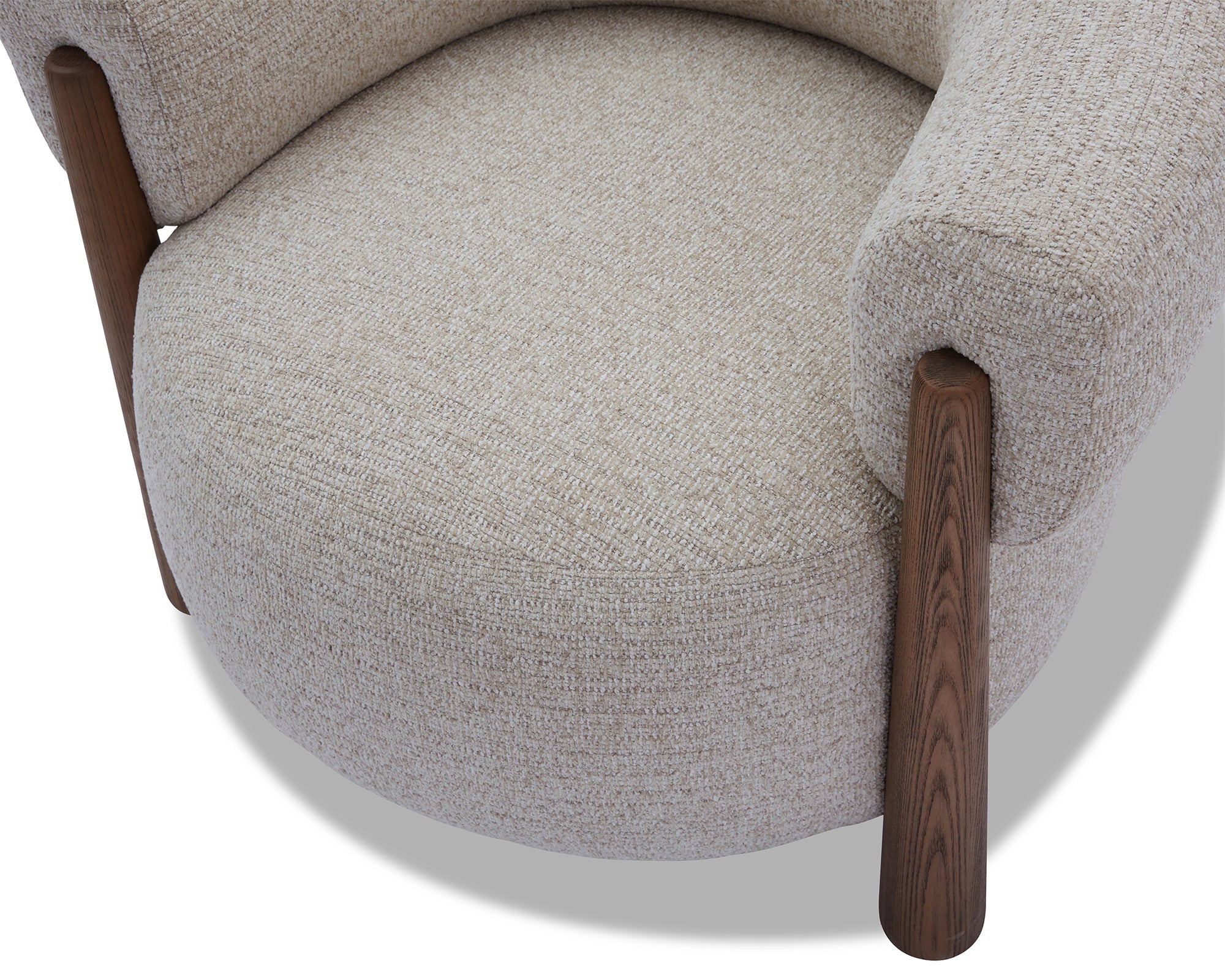 Civana Armchair - Nordic Sand & Mid Brown