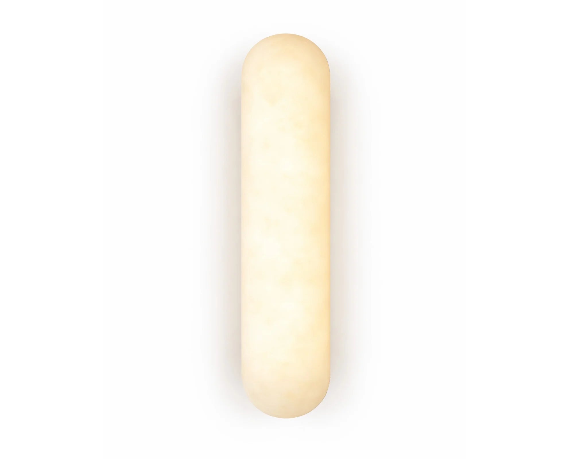 Alura Alabaster & Brushed Brass Wall Light