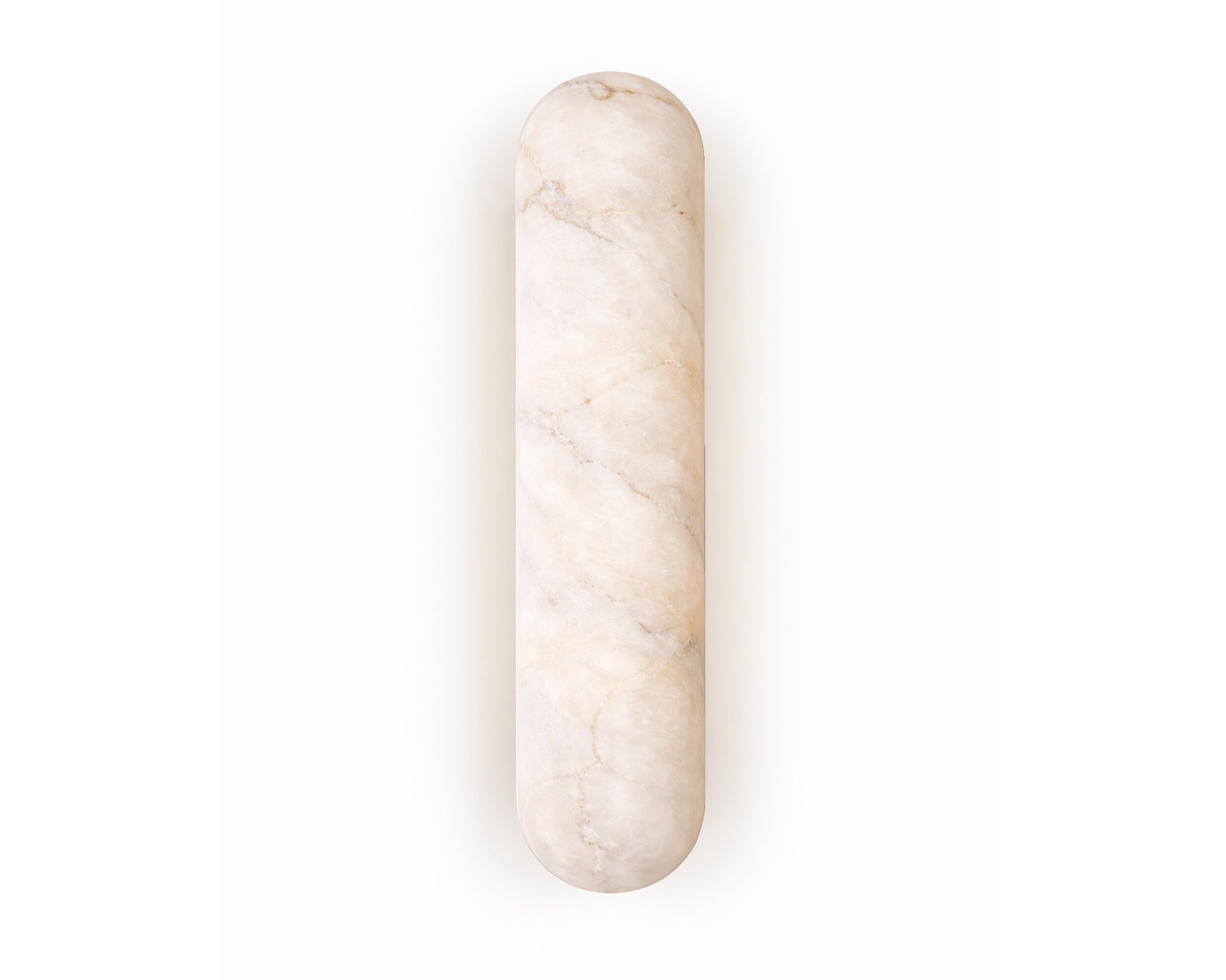 Alura IP44 Wall Light - Alabaster & Brushed Brass