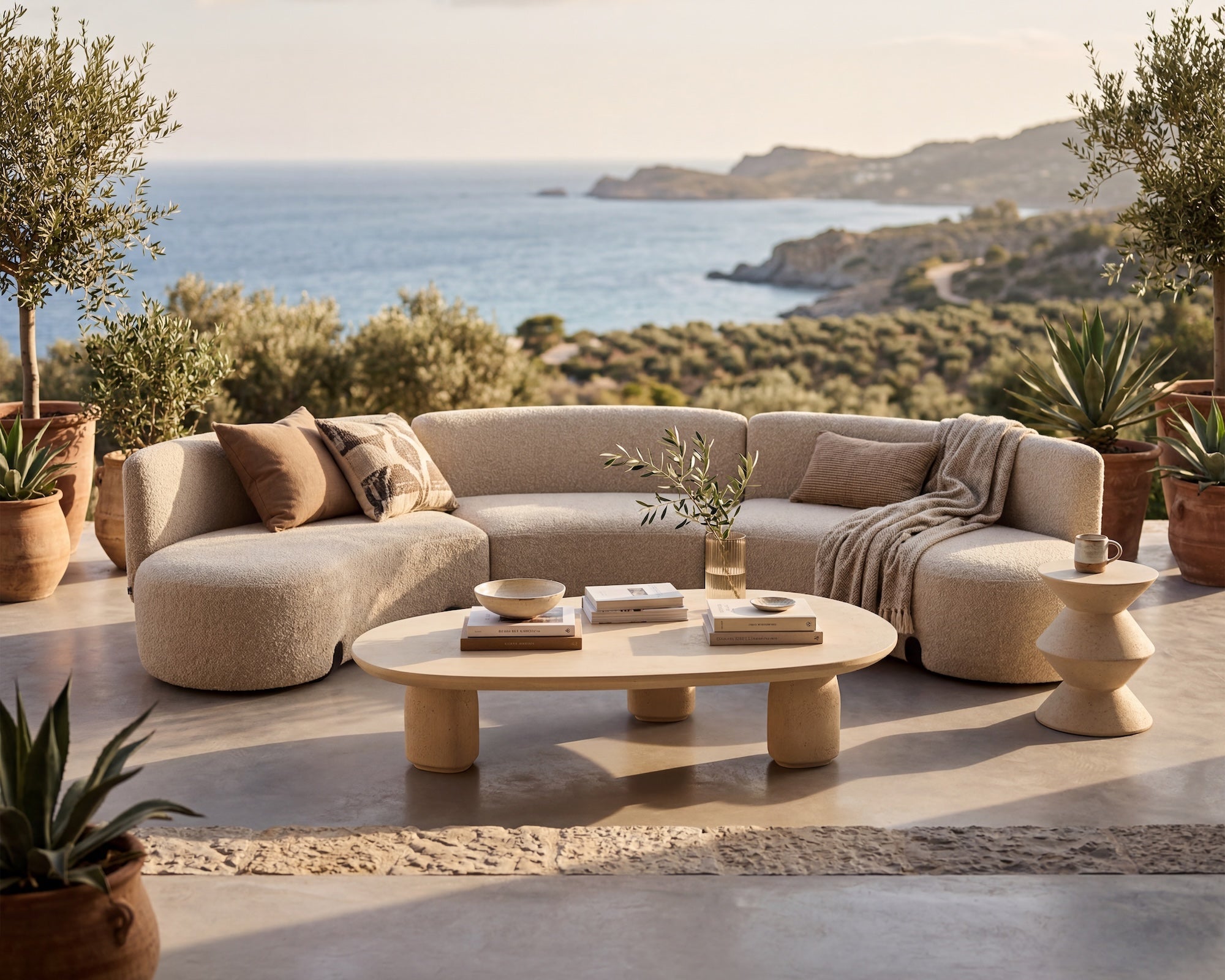 Veranda Coffee Table - Sandstone