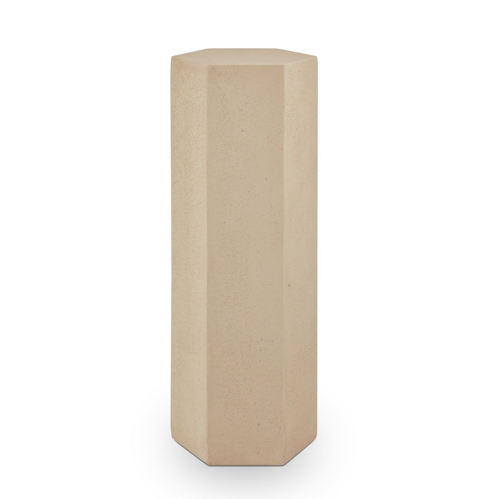 Nanpuk Sandstone Pedestal Side Table