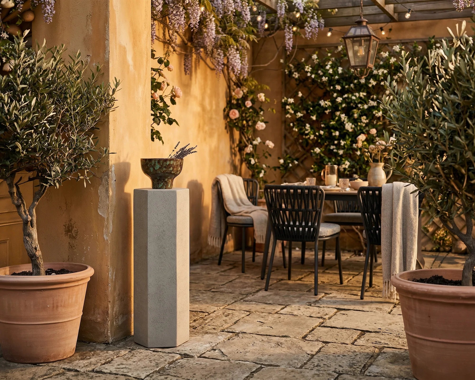Nanpuk Limestone Plinth