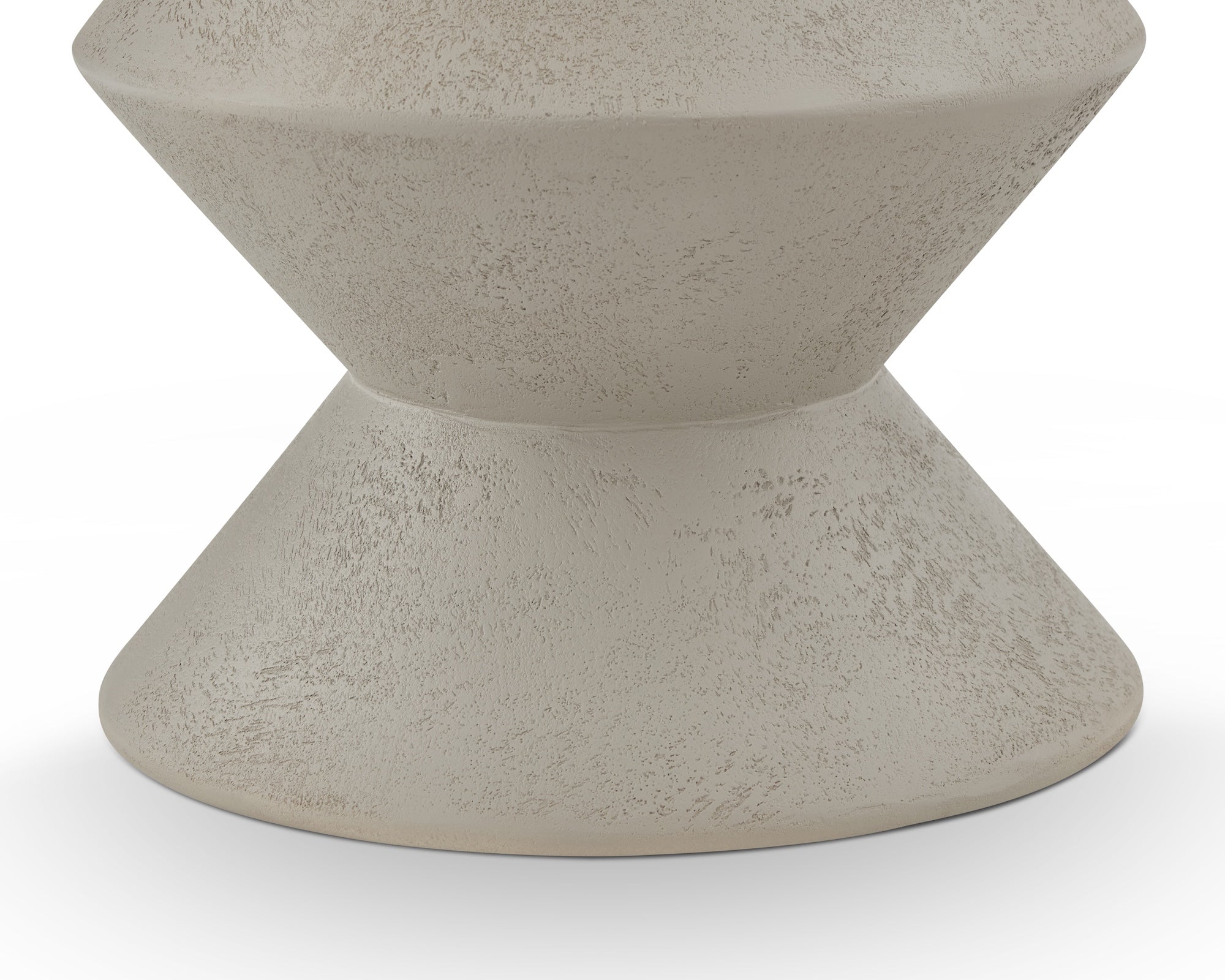 Zinda Side Table - Limestone