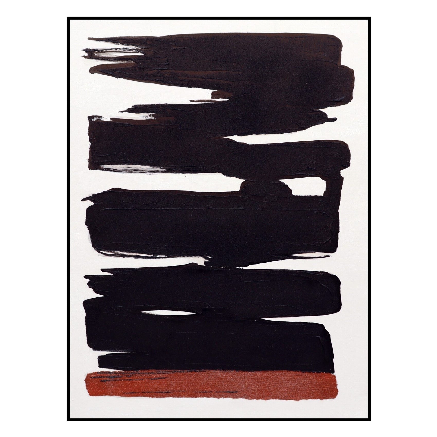 Abstract Composition II Hand-Painted Canvas Wall Art