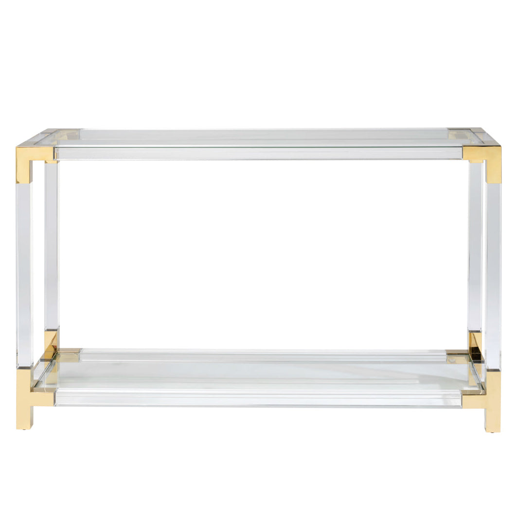 Amangiri Clear Acrylic Console Table