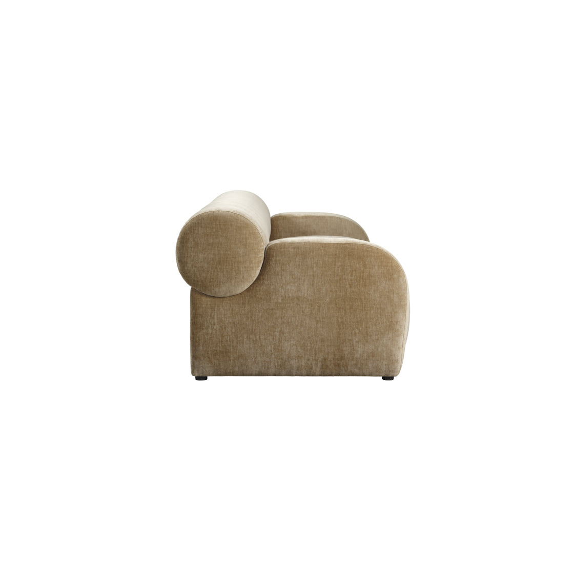 Rivolli Sandy Velvet Chenille Sofa | 3 Seater