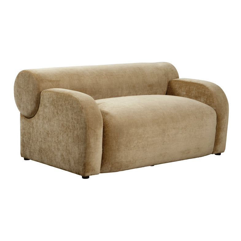 Rivolli Sandy Velvet Chenille Sofa | 2 Seater