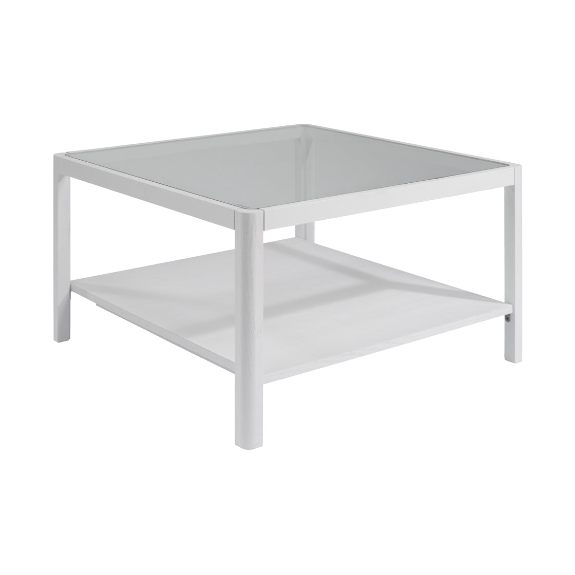 Ray White Wood & Glass Square Coffee Table