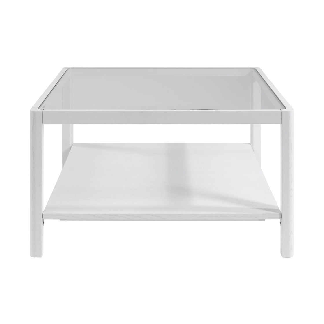 Ray White Wood & Glass Square Coffee Table