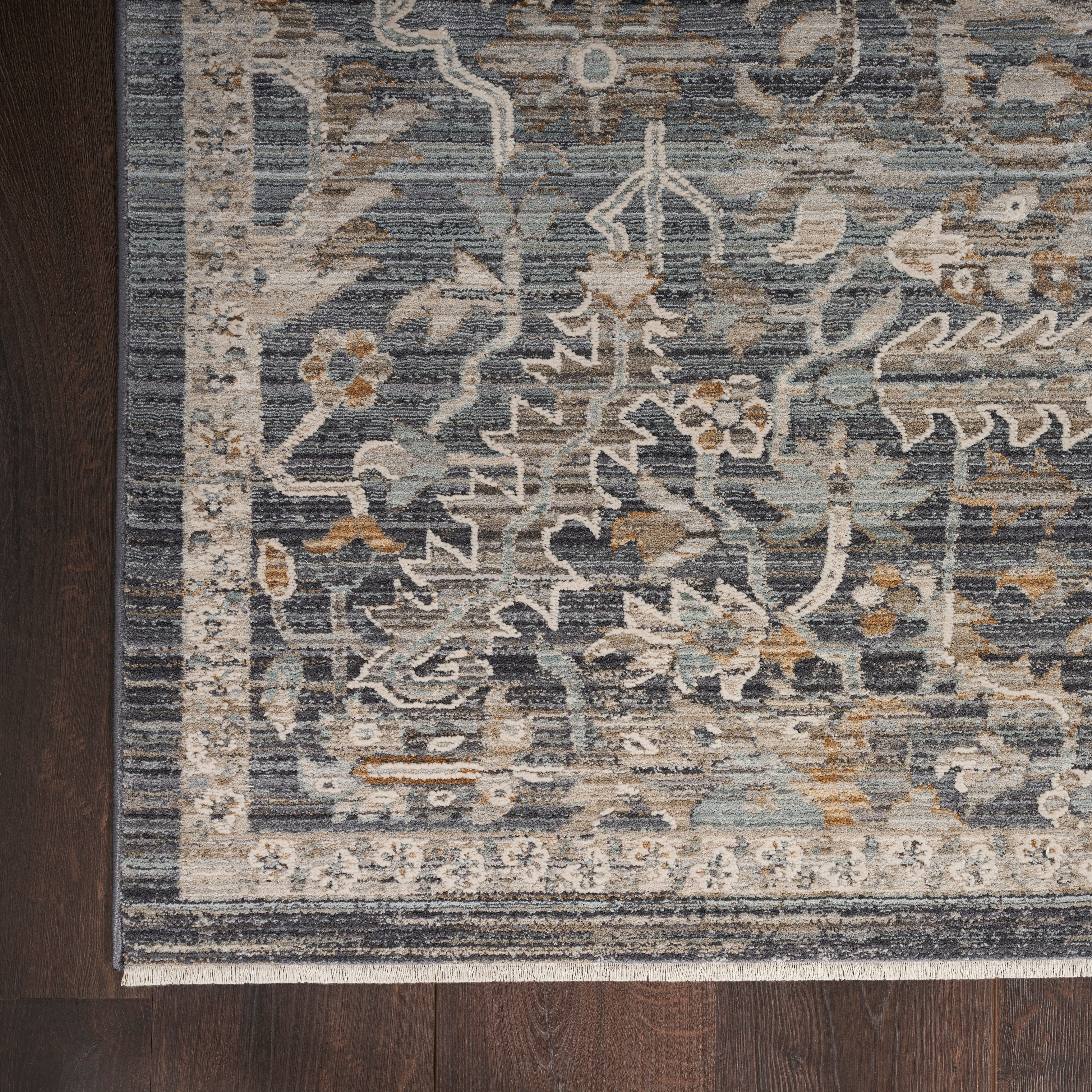 Nourison Lynx LNX02 Navy Multicolour Rug