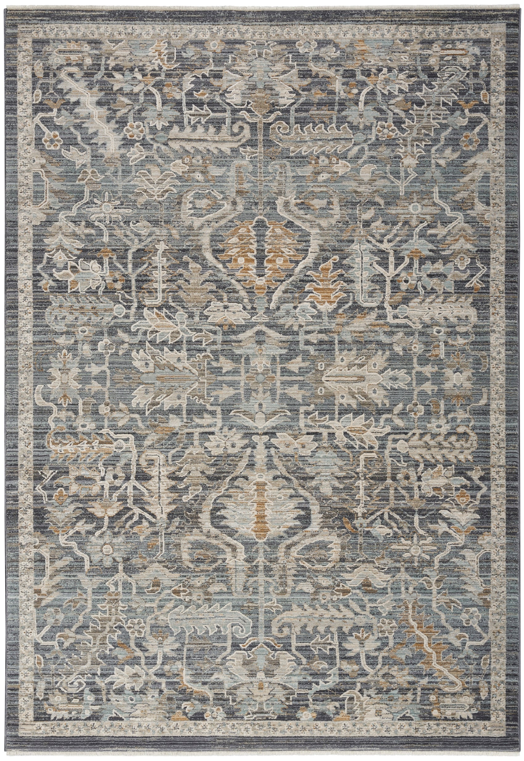Nourison Lynx LNX02 Navy Multicolour Rug