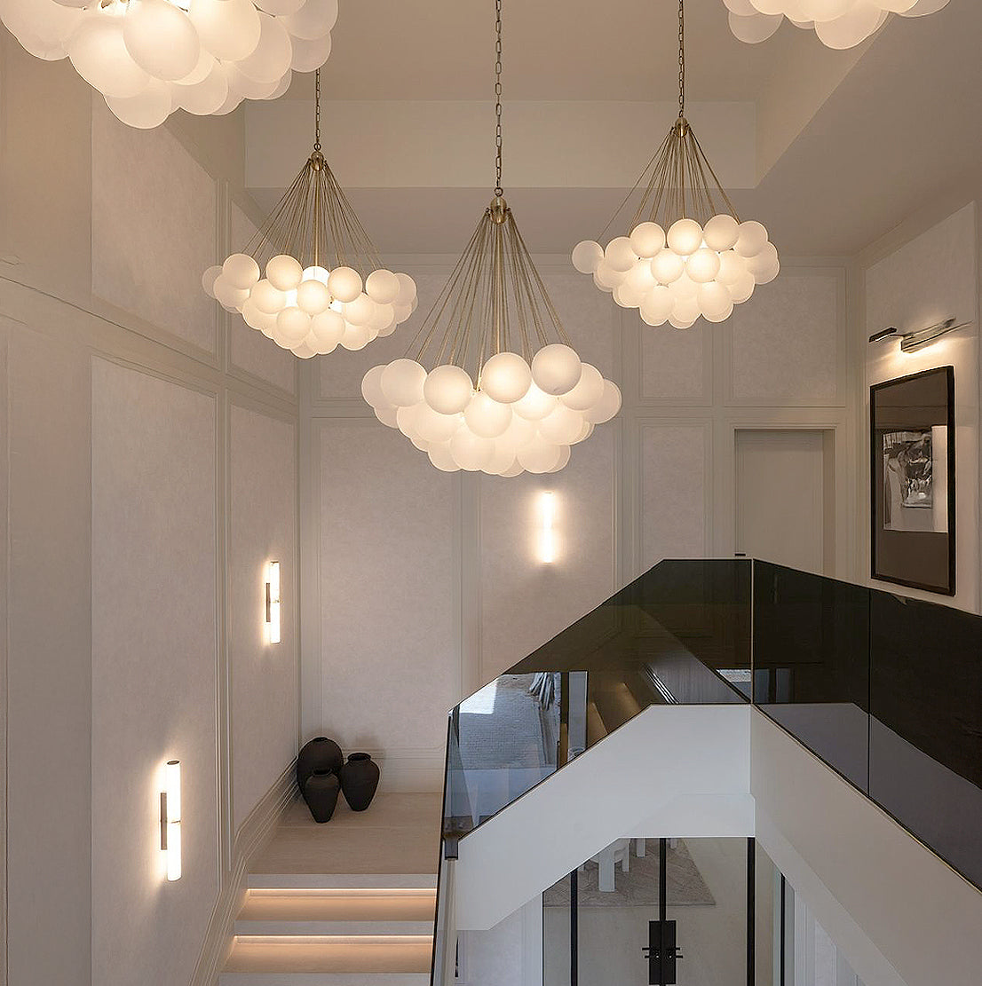 Cloud Pendant Light - Antique Brass