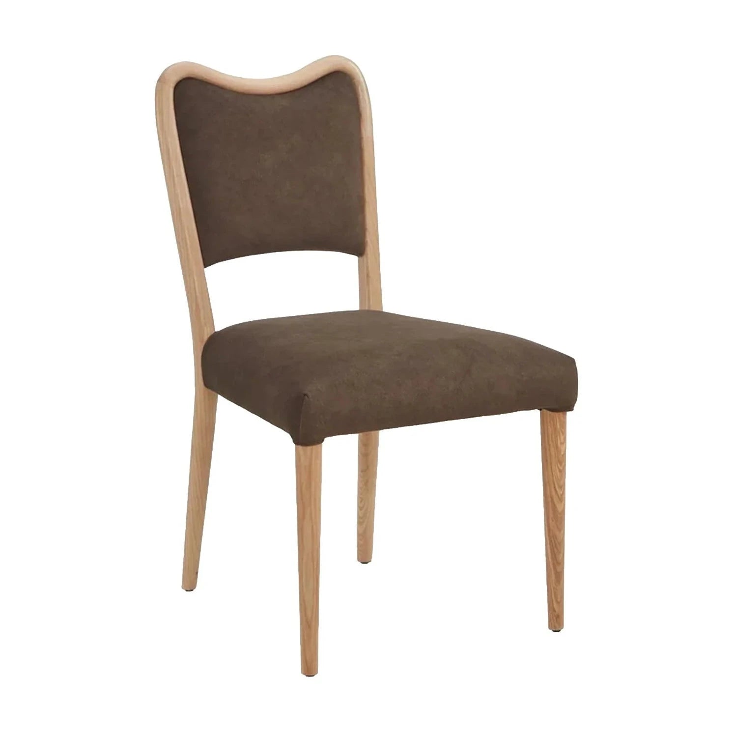 Adelaide Hopper Terra & Brushed Natural Wood Dining Chair