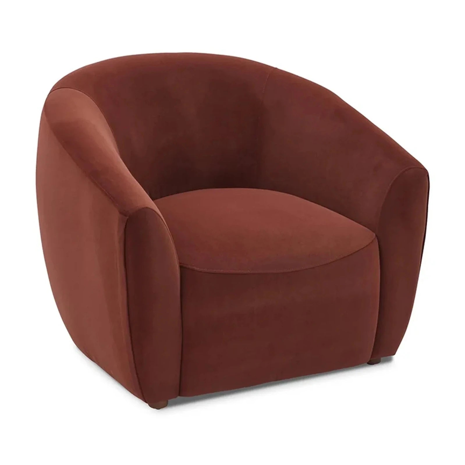 Magnus Kent Chocolate Chenille & Mid Brown Armchair