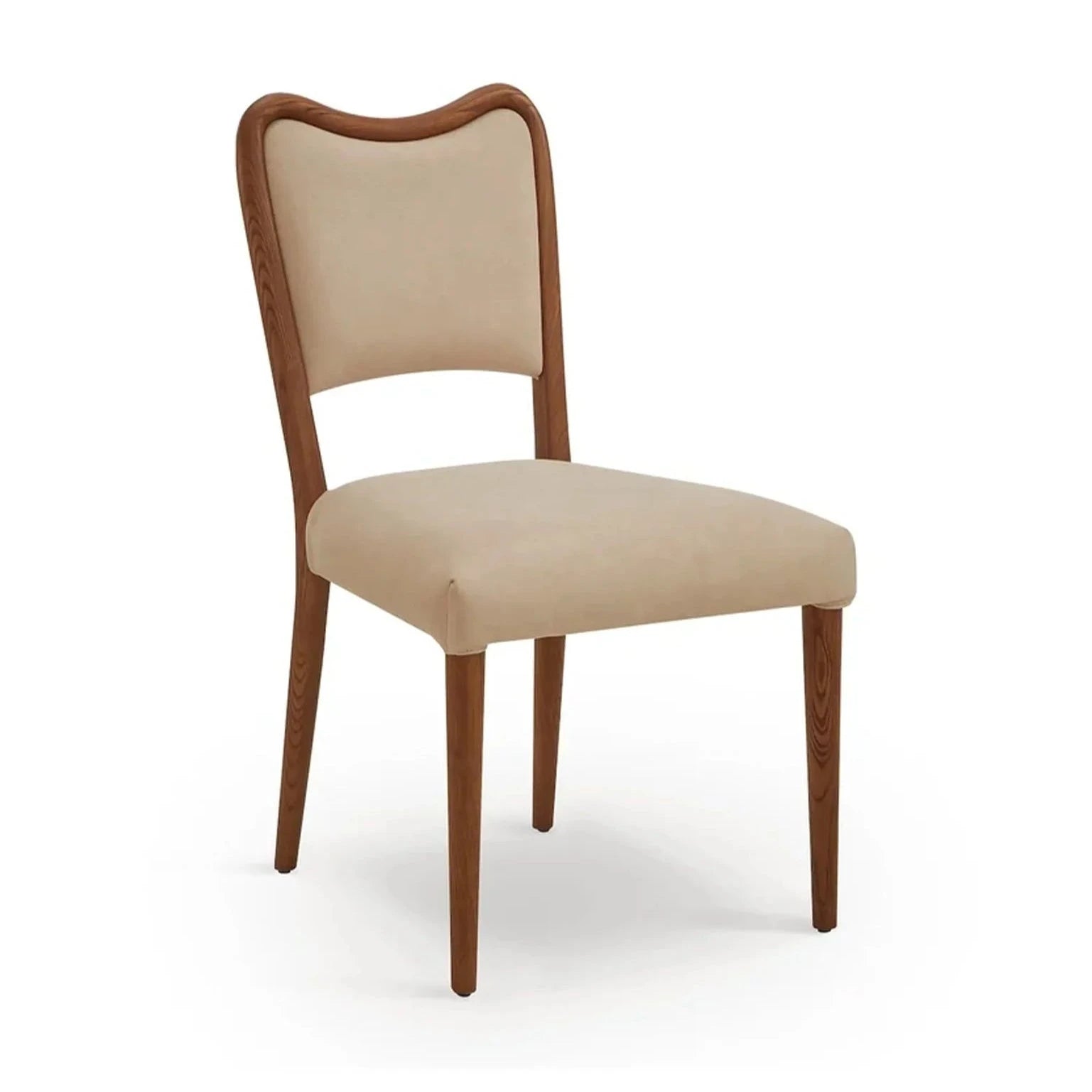 Adelaide Hopper Desert & Brushed Brown Wood Dining Chair