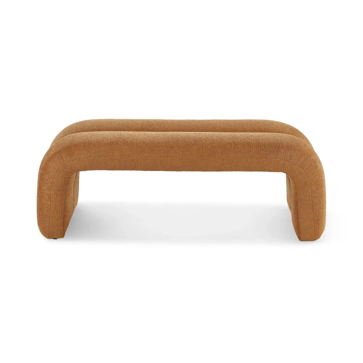 Piper Lander Ochre Chenille Dining Bench