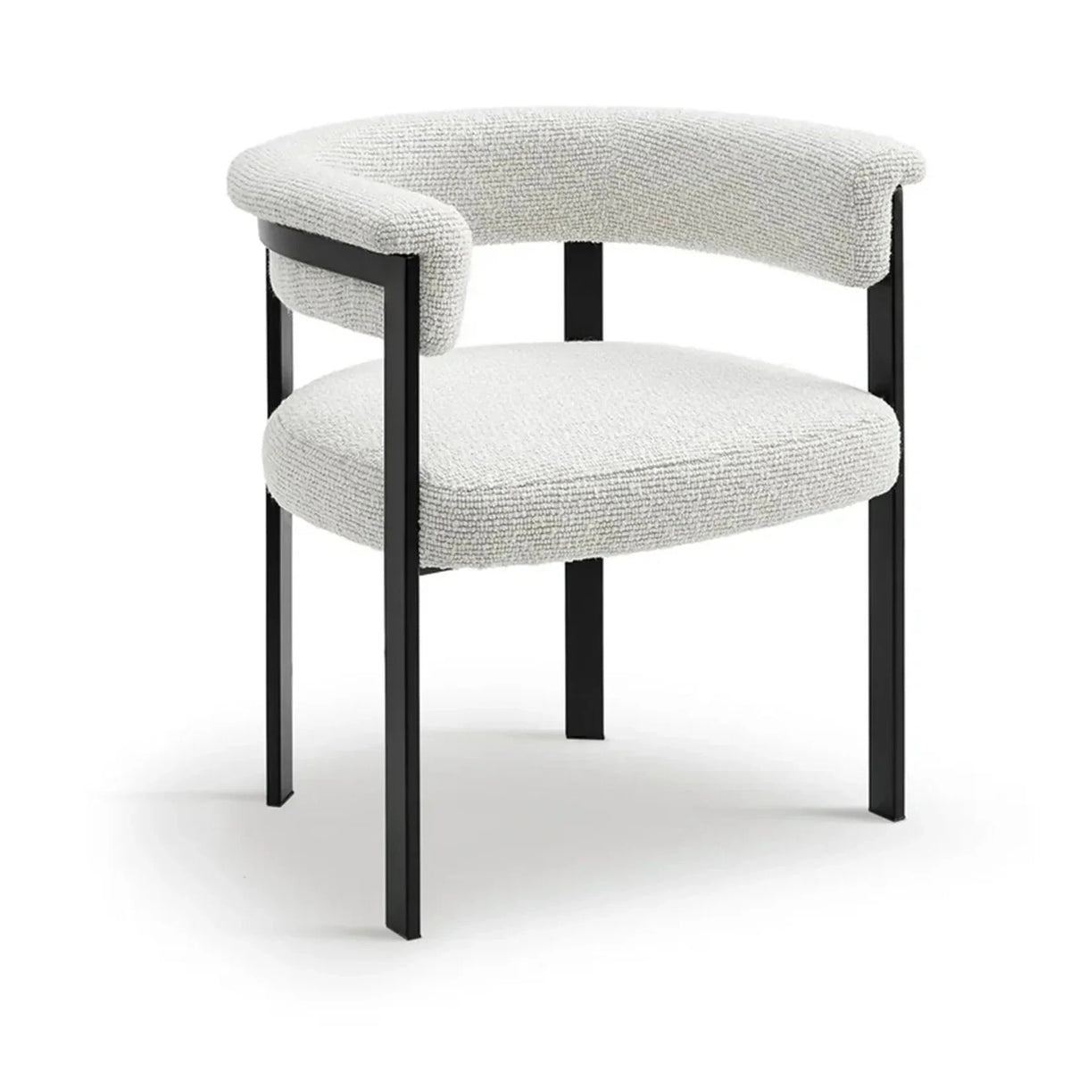 Vita Solo Beige Chenille Dining Chair