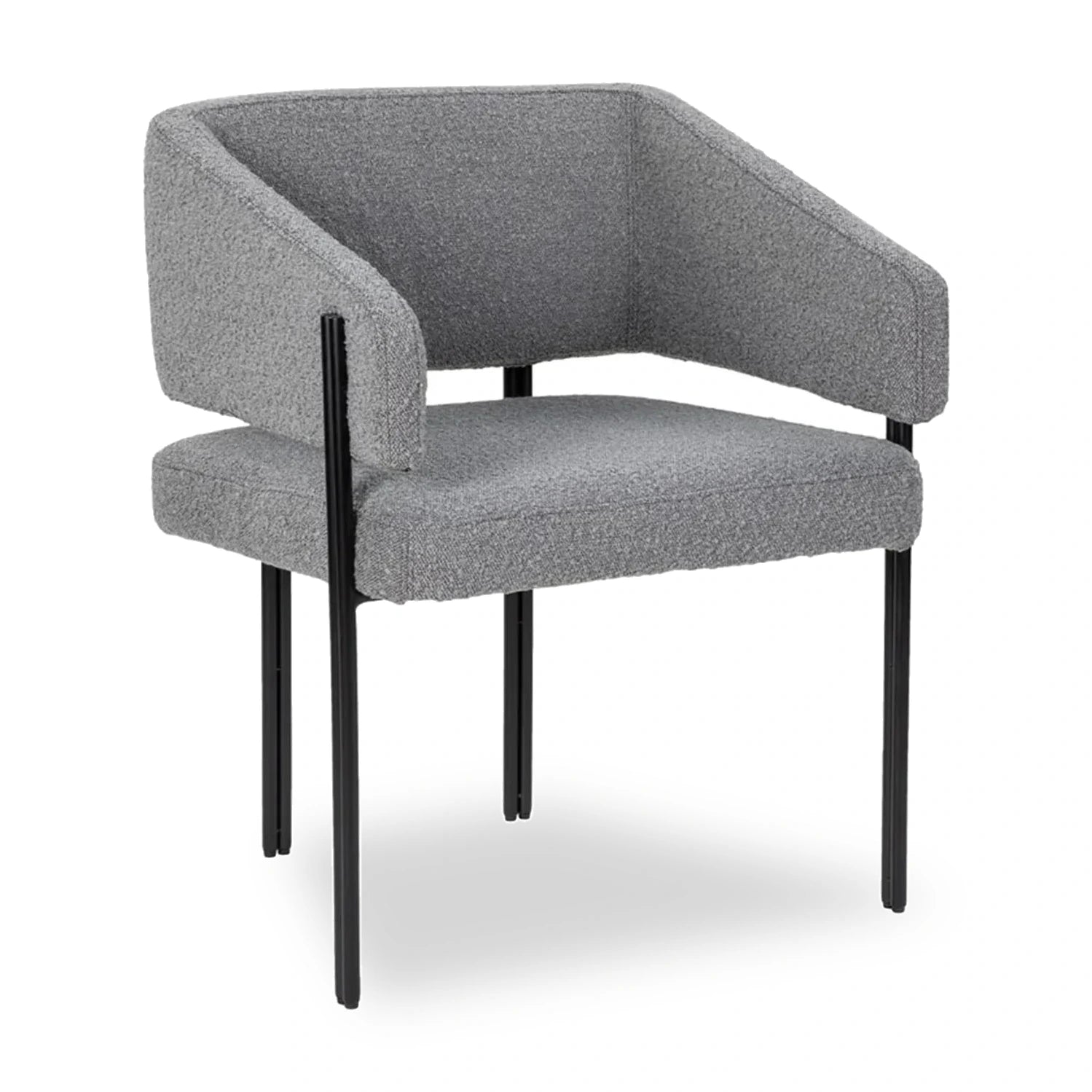Tatler Boucle Grey Dining Chair