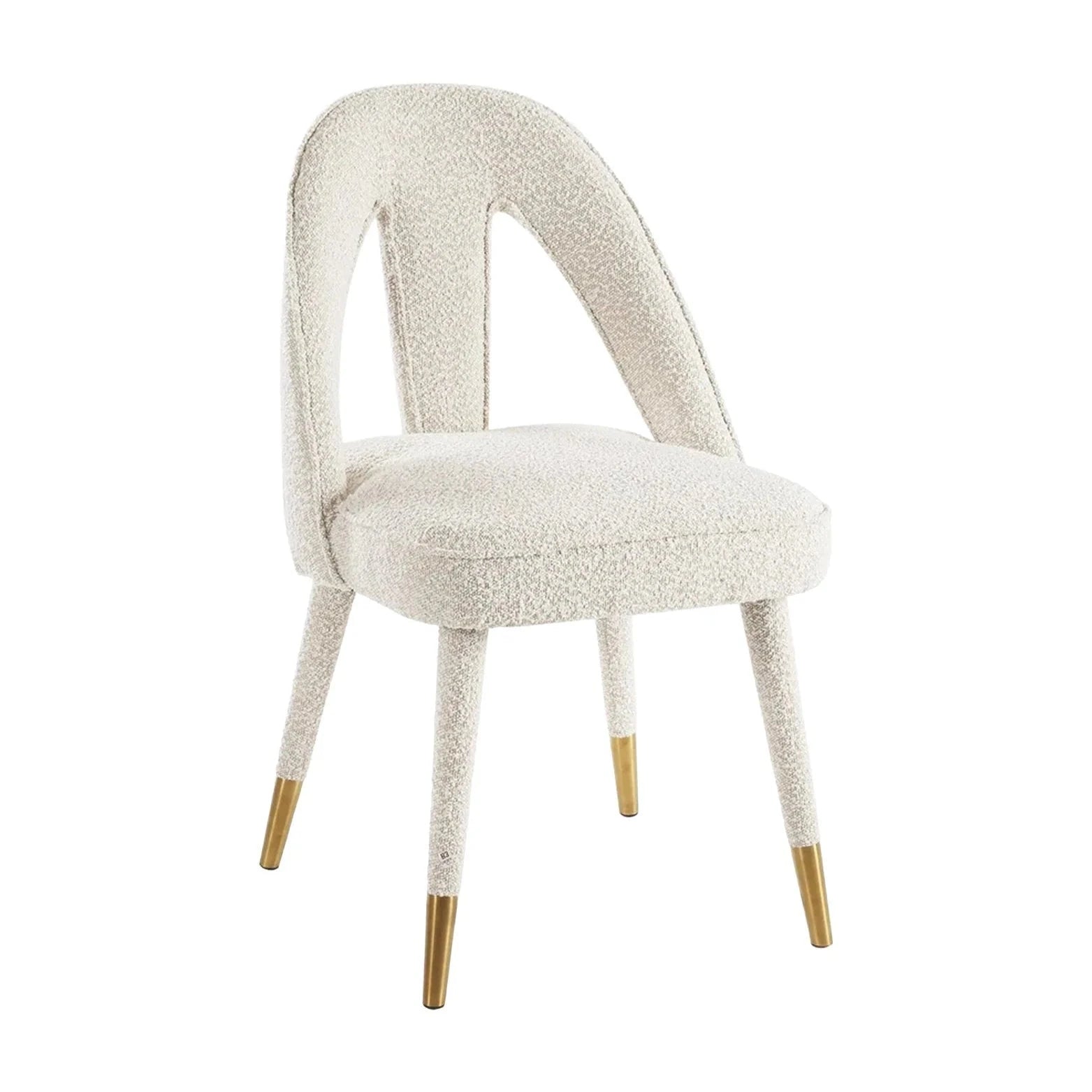 Pigalle Sand Cream Boucle Dining Chair