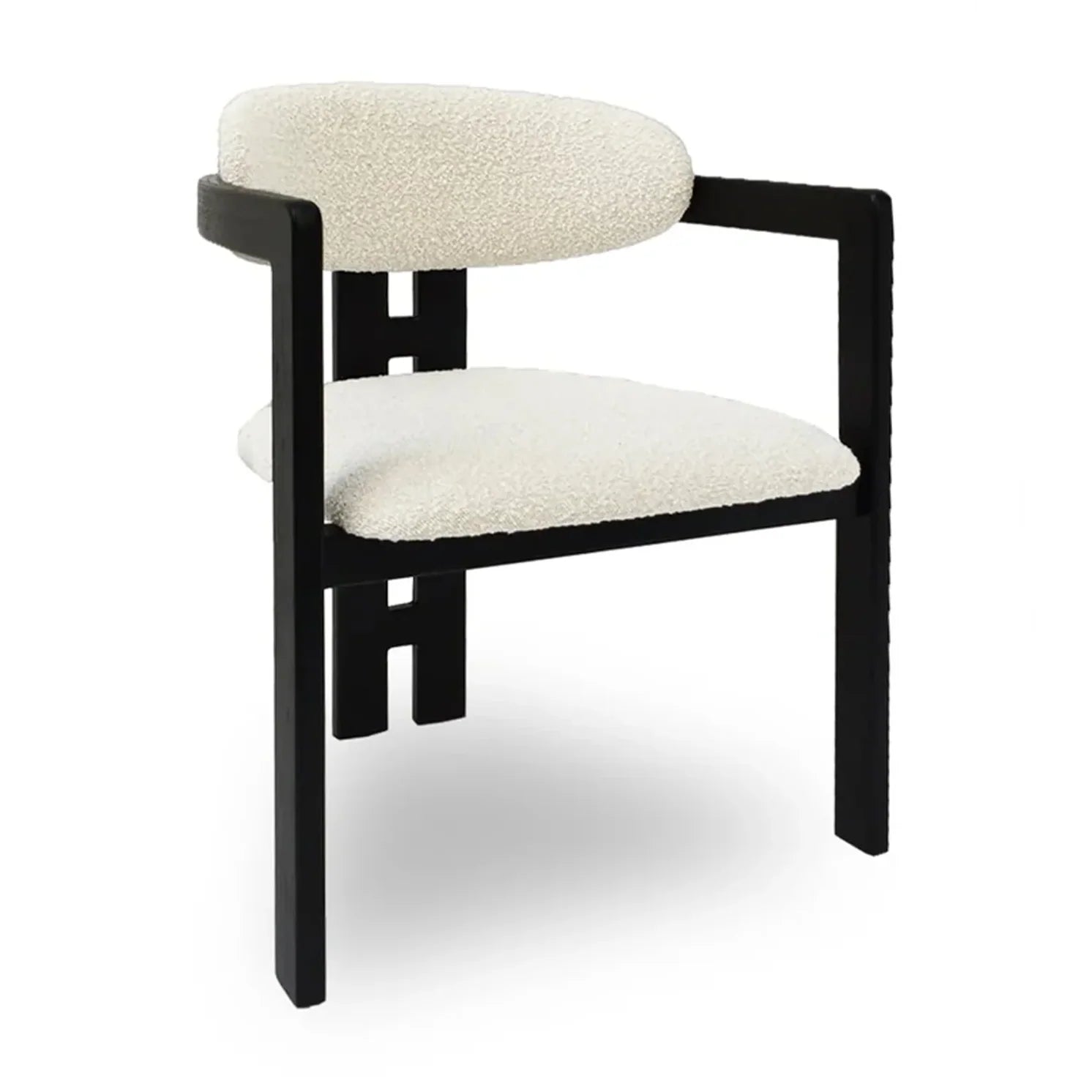 Neo Sand Cream Boucle Dining Chair