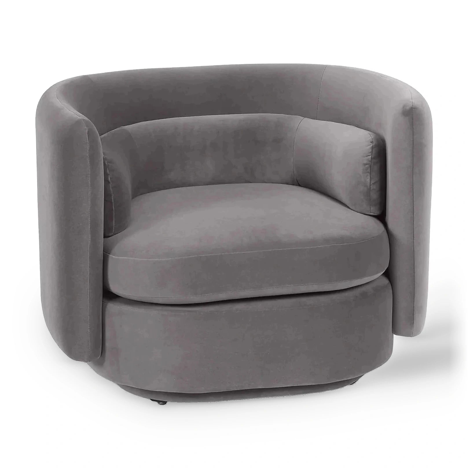 Chantal Kaster Steel Velvet Armchair