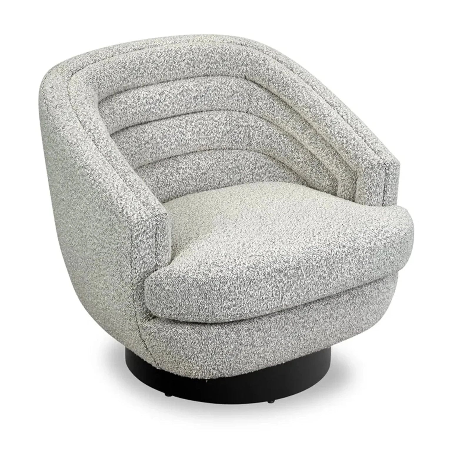 Wegner Whisk Grey Boucle Armchair