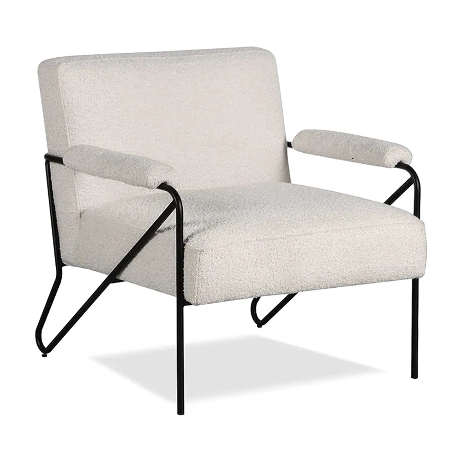 Kemper Sand Cream Boucle Armchair