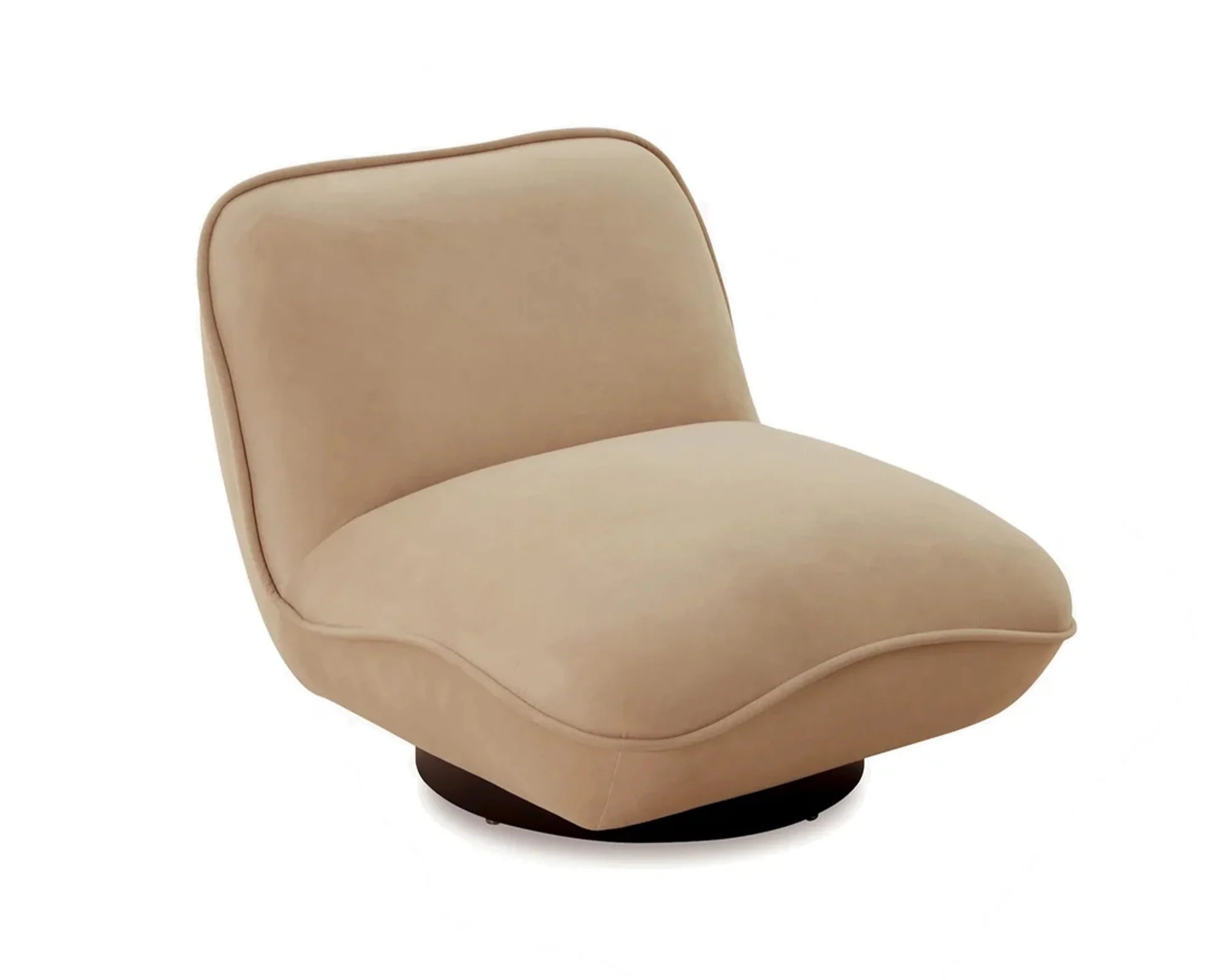 Algar Hopper Desert Chenille Swivel Armchair