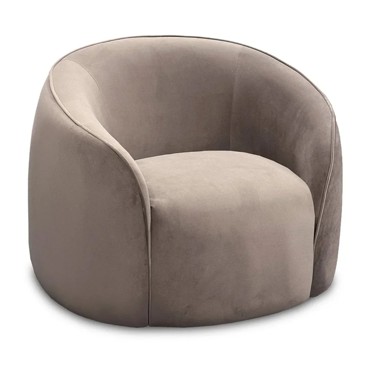 Polta Melbourne Mink Velvet Armchair