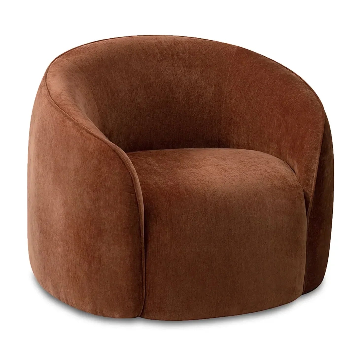 Polta Sysley Rust Chenille Armchair II
