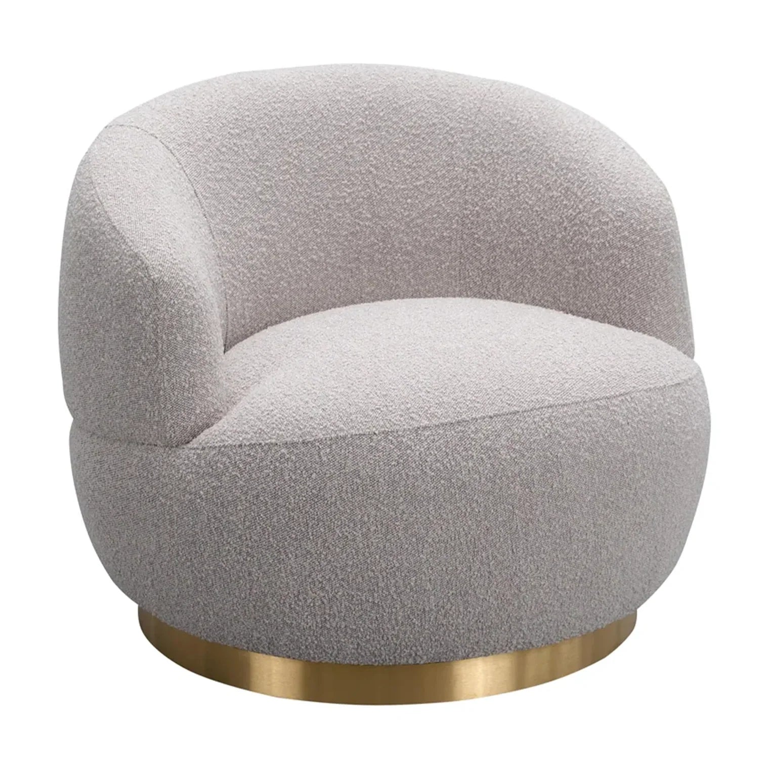 Vitale Boucle Taupe Armchair