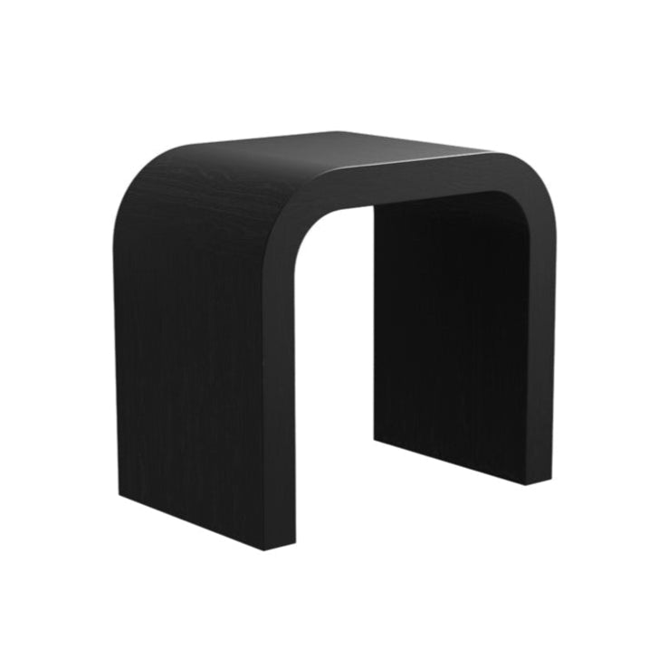 Lake Black Ash Wood Arc Side Table