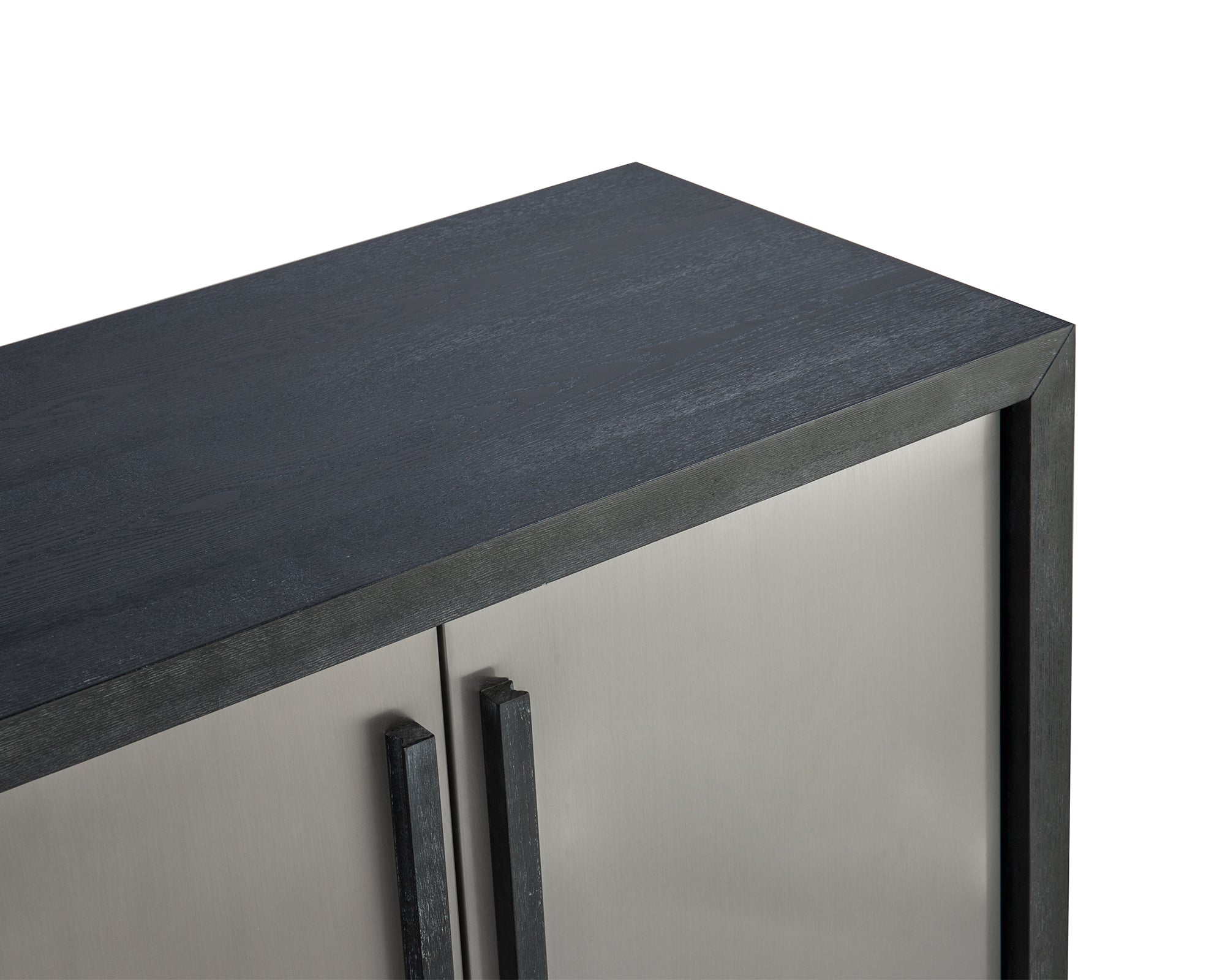 Camden Sideboard - Ebony Ash & Stainless Steel