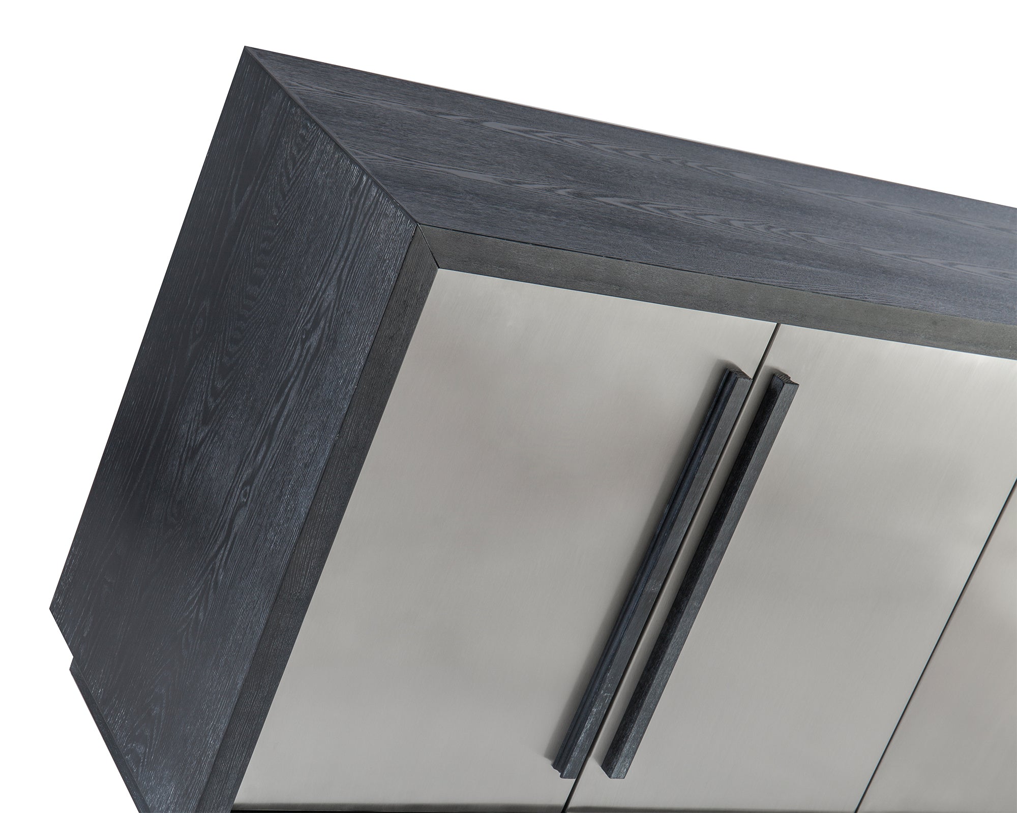 Camden Sideboard - Ebony Ash & Stainless Steel
