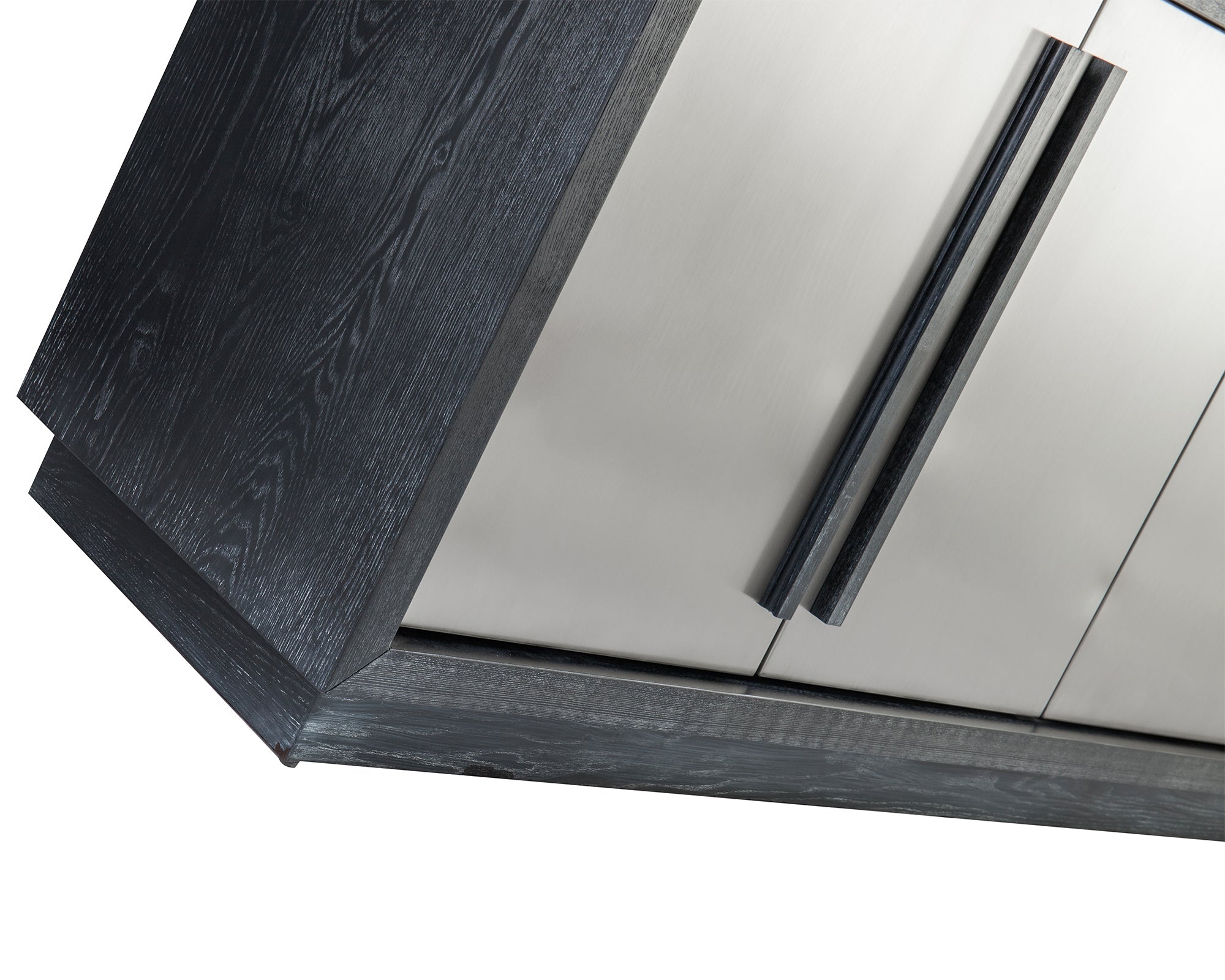 Camden Sideboard - Ebony Ash & Stainless Steel