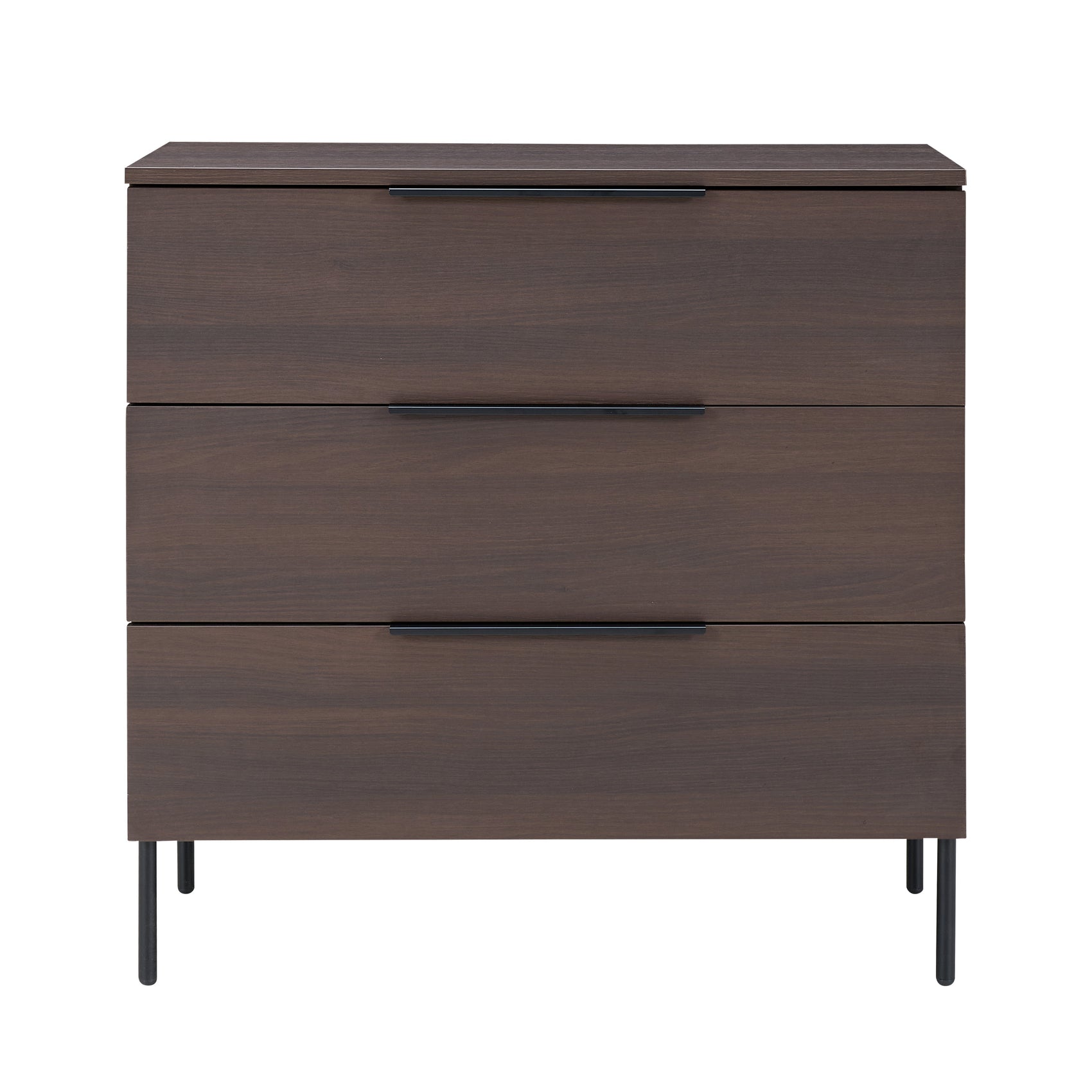 Luna Espresso Brown Wood Chest of Drawers