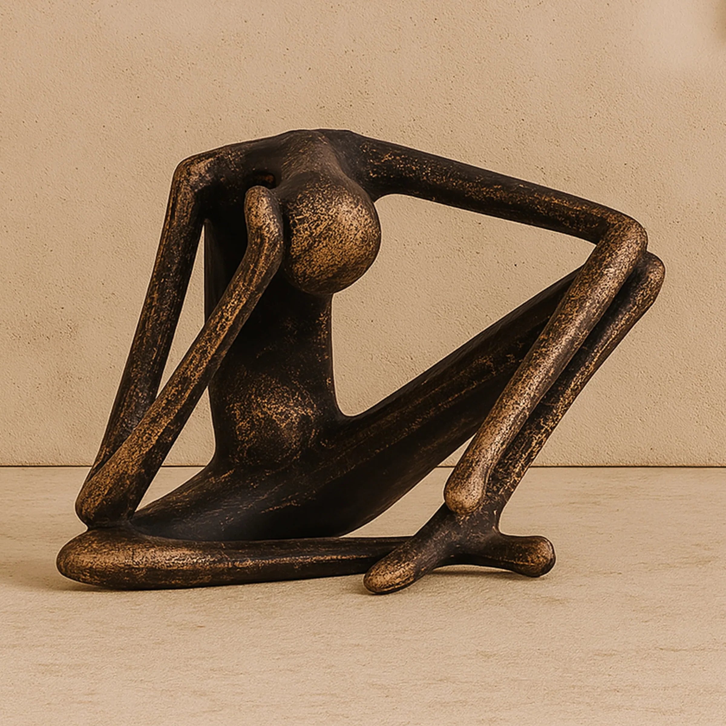 Solon Dark Bronze Aluminium Sculpture