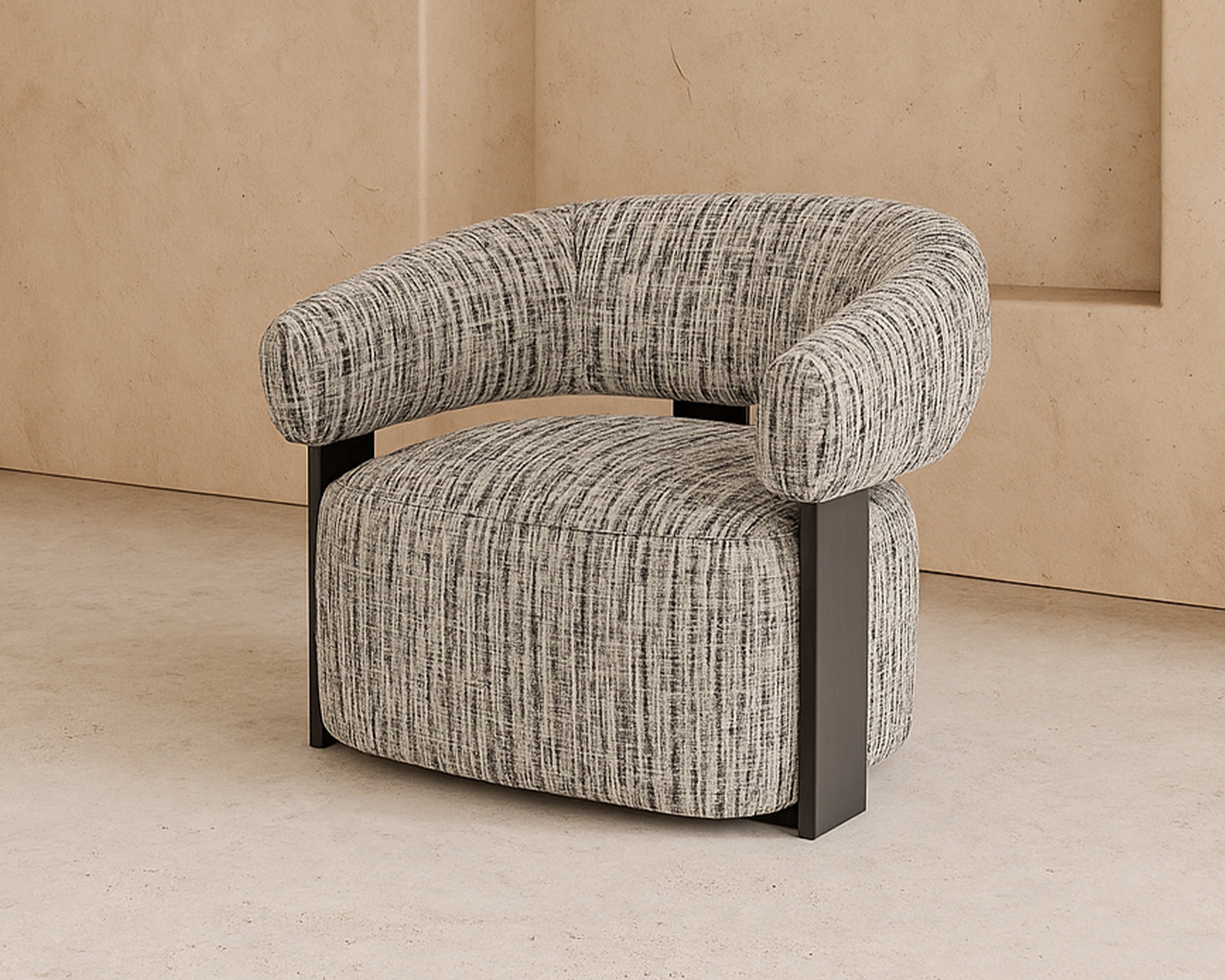 Botega Armchair - Letto Grey & Ash Wood