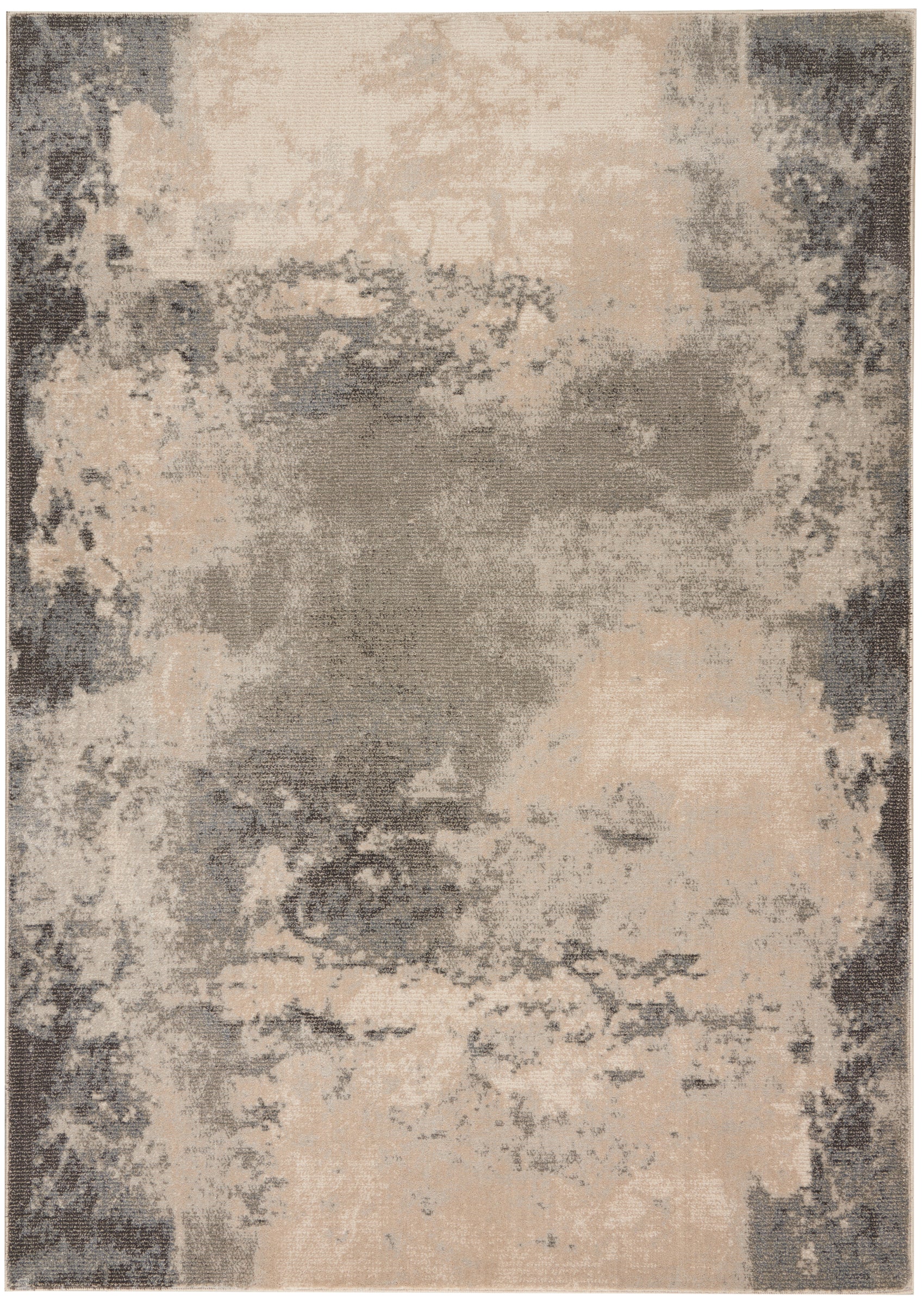 Nourison Maxell MAE13 Ivory/Grey Rug